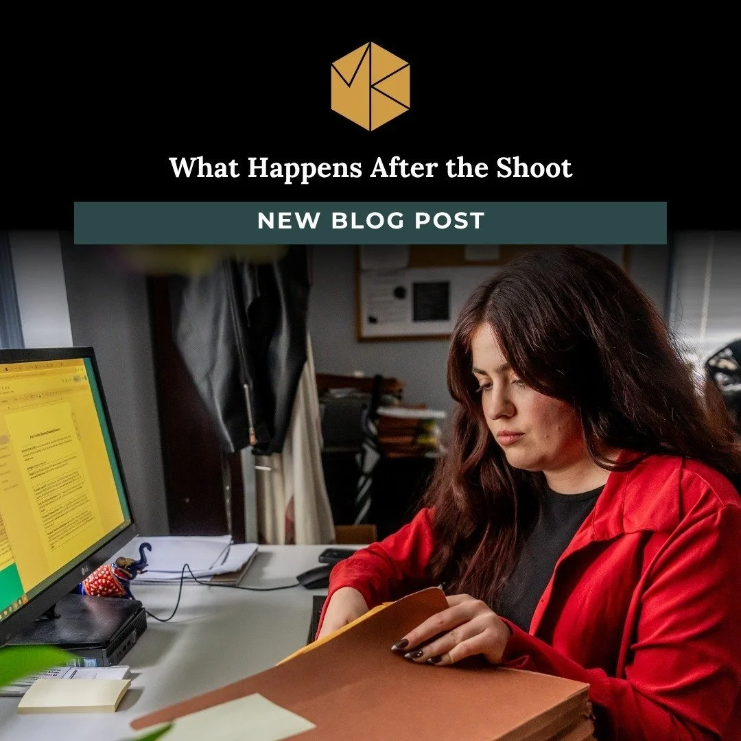 A lot goes into preparing for a photoshoot &mdash; coordinating schedules, getting the right people in the room, making sure everything reflects your brand. Once the session wraps, the work moves behind the scenes.

Here's what that process looks lik