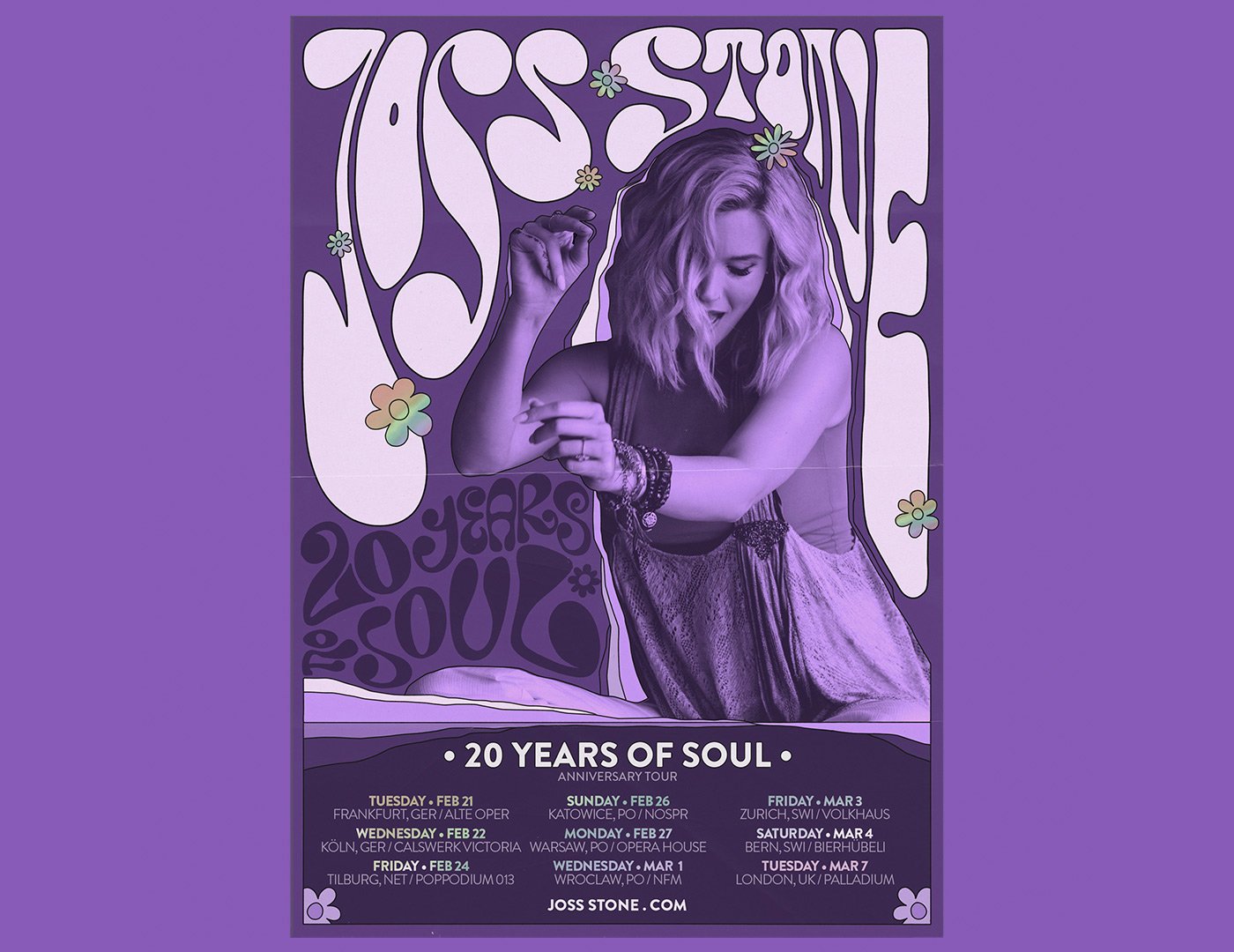 Joss Stone 20 Years Of Soul Poster