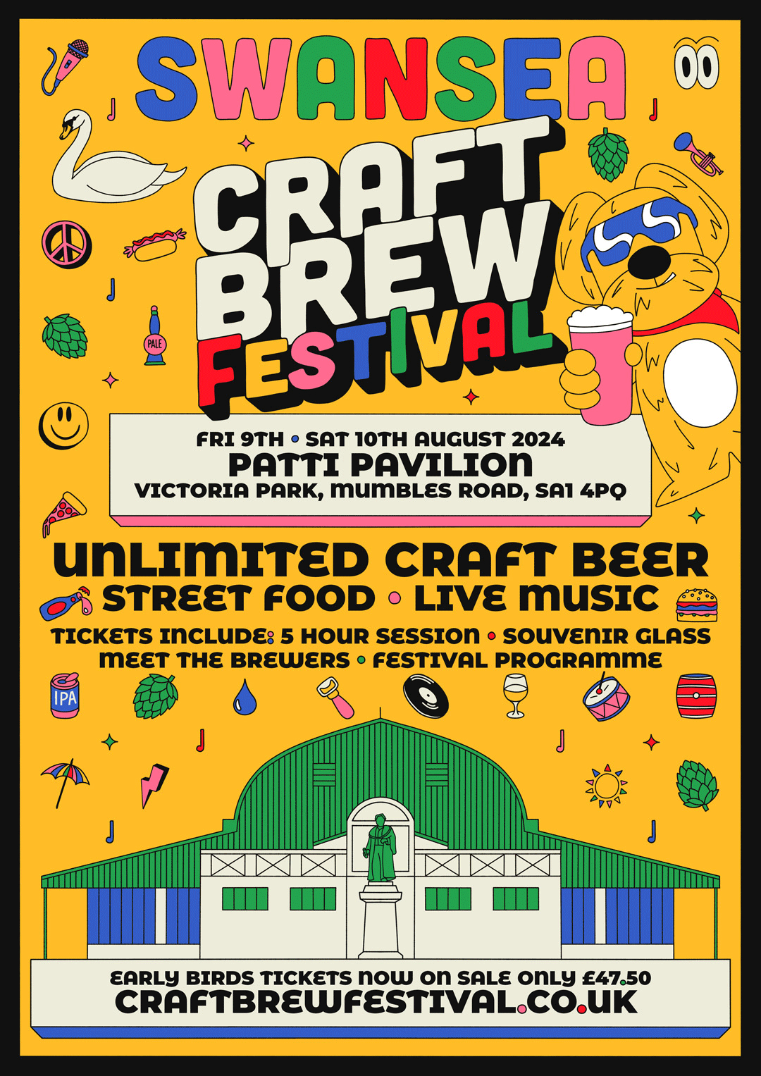 All 6 Craft Brew Festival Posters for 2024
