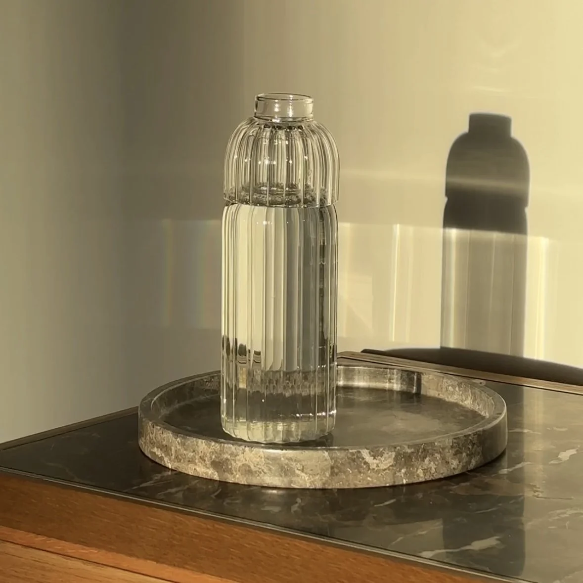 Water carafe with a matching glass, beautiful gift