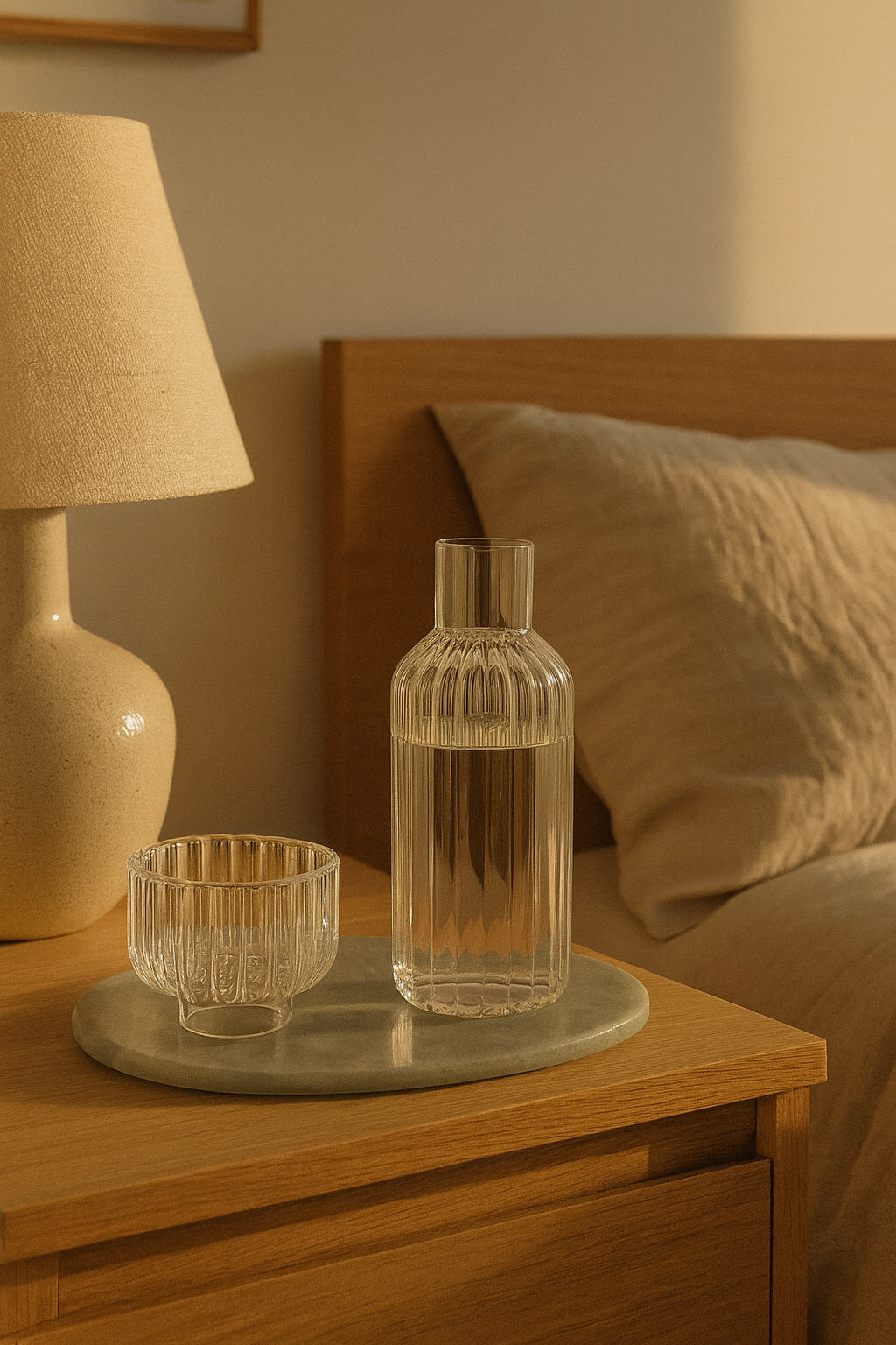 Bedside carafe set