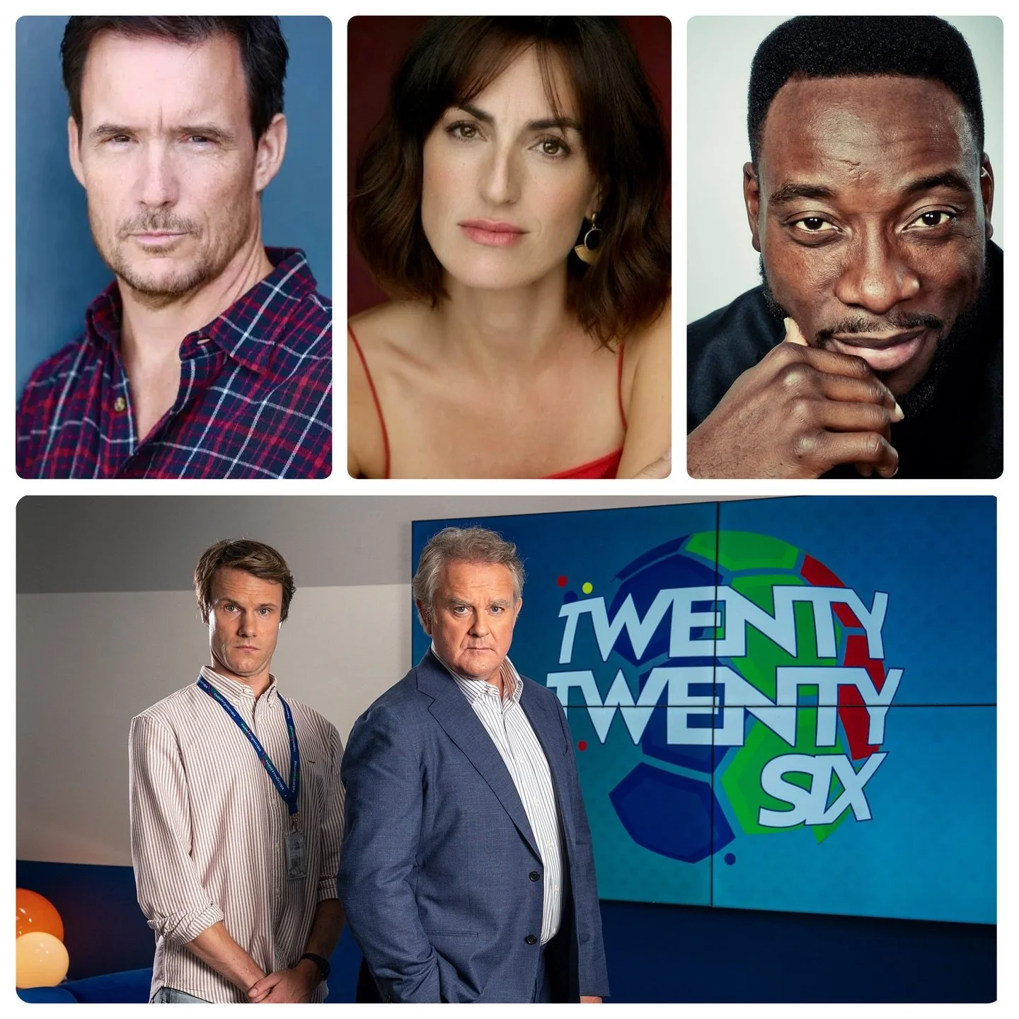 Watch #TwentyTwentySix on #iPlayer today! Featuring clients CHLOE ZEITOUNIAN (@an_actress_abroad ) BENTLEY KALU (@bentley.kalu.3 ) and PETER BROOKE (@peterbrooke ) ⚽️ Thanks to @rachelfreckcasting 

#HughBonneville #HughSkinner Comedy
A new six-part 