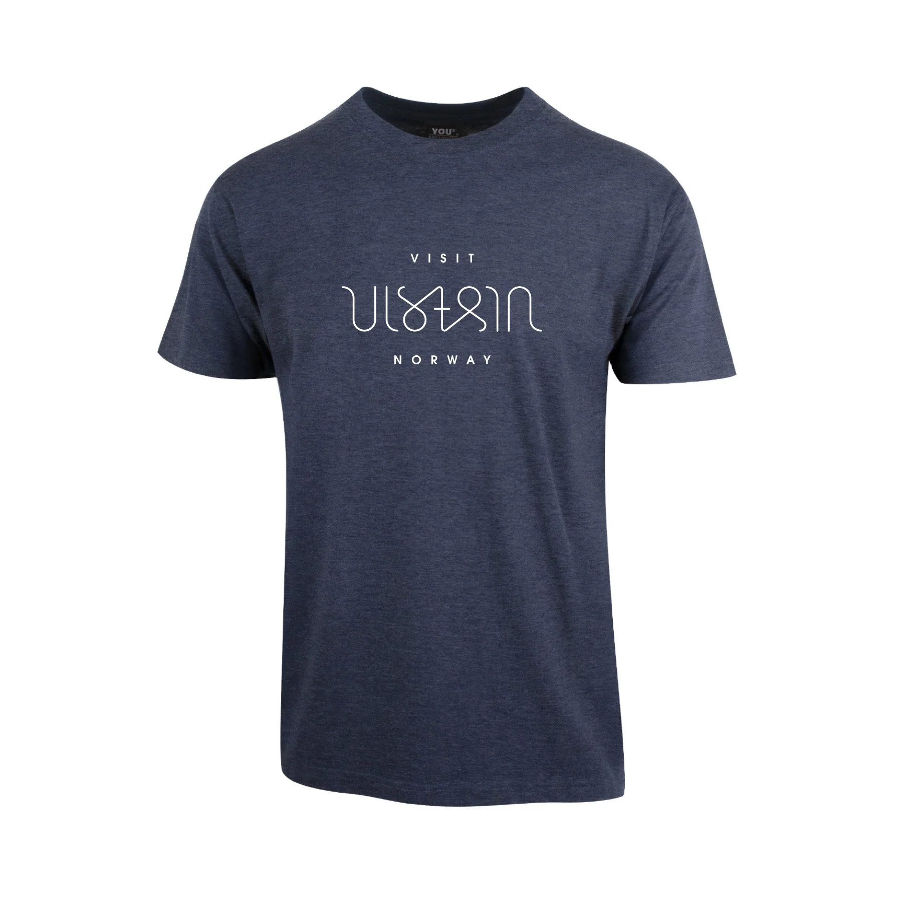 Logo på t-skjorte for visit Ulstein.