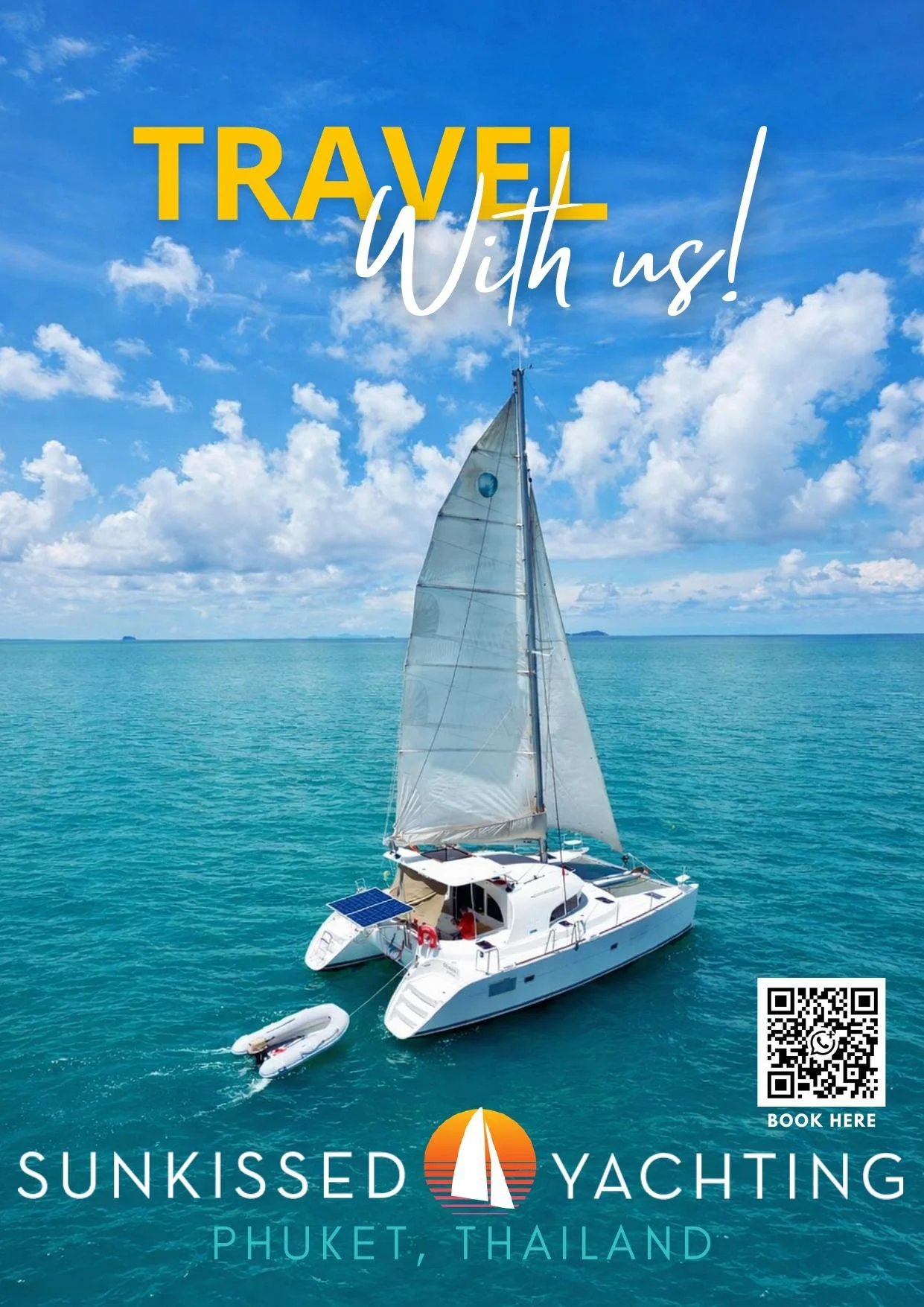 Sunkissed Yachting joining trip speedboat departing for Phi Phi Island from Phuket Thailand