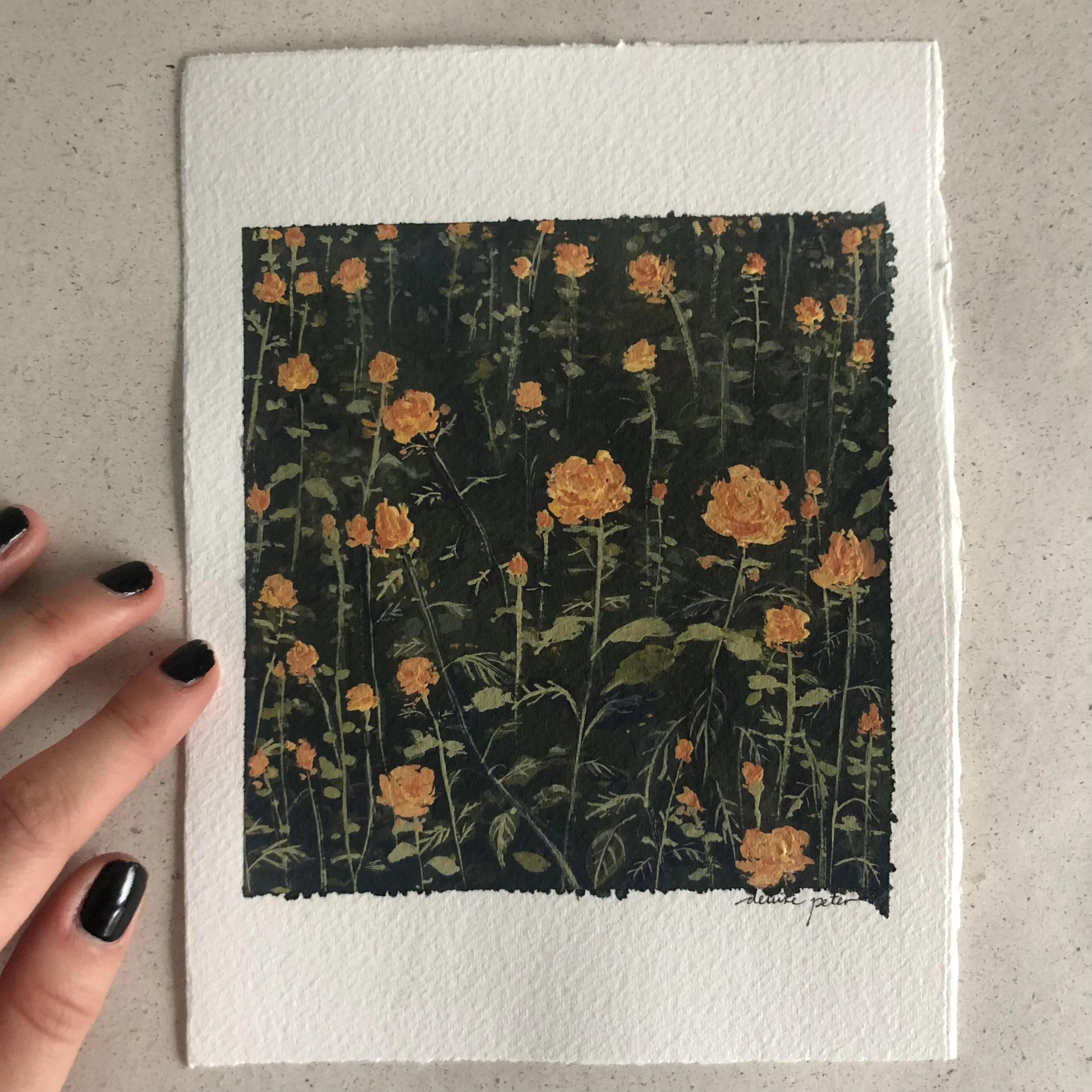 original artwork listing for sarah