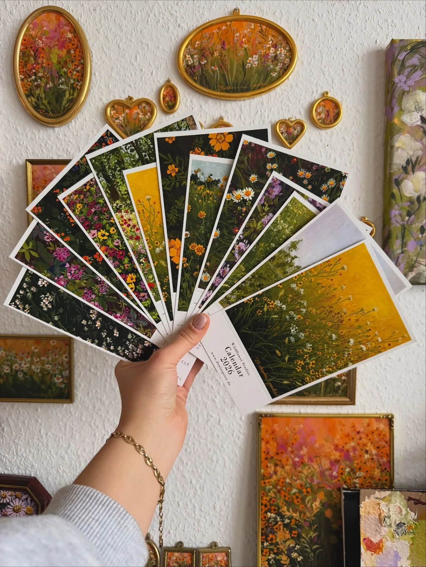 There are still some of the calendars left!! You can tear away the calendar part after each month and send the postcard to your loved ones or keep it and frame it in a standard 4x6 frame or make yourself a gallery wall with all of the postcards. Ther