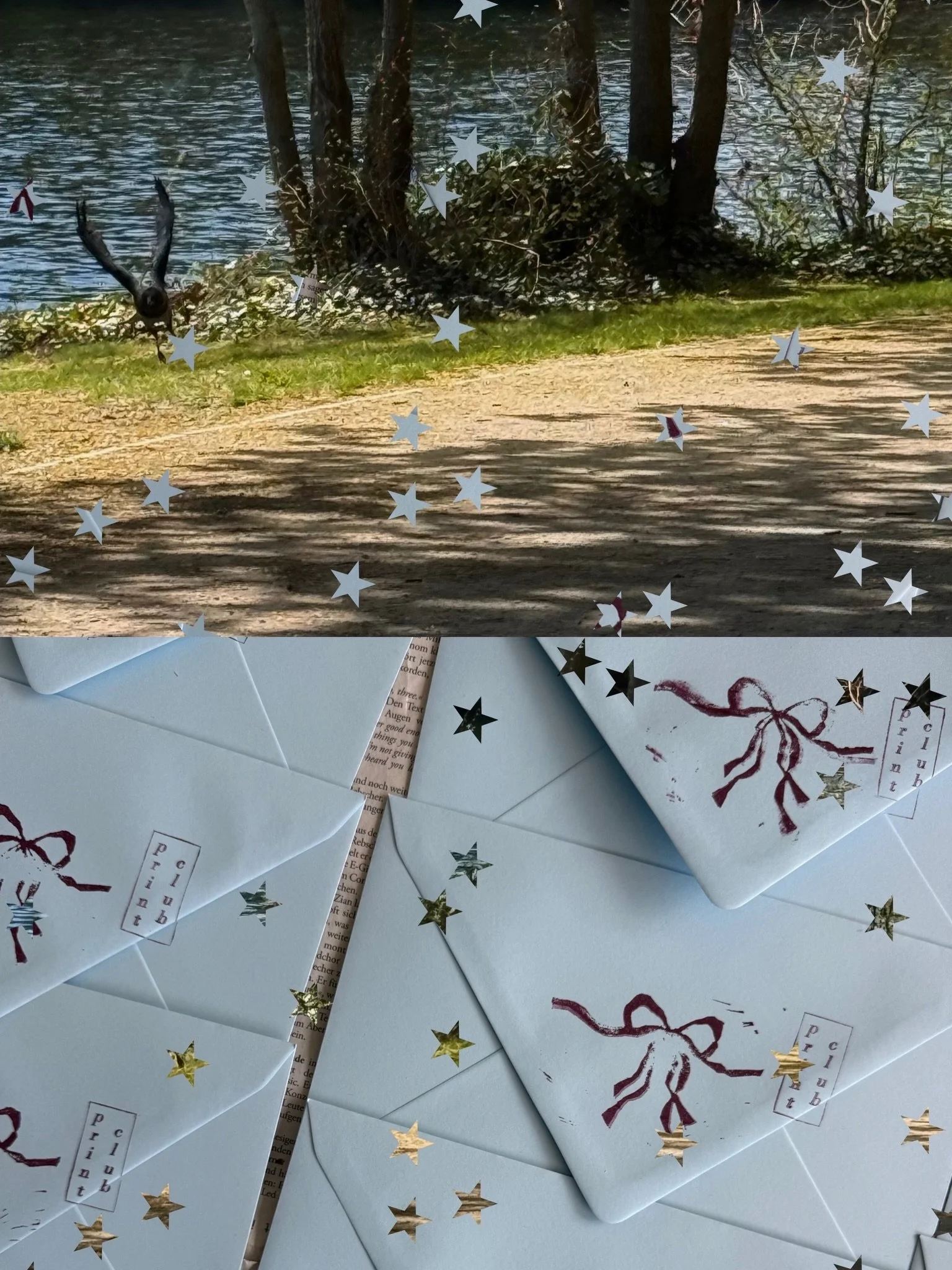 light blue skies, sun glitter, yellows and greens, late nights and packing love letters