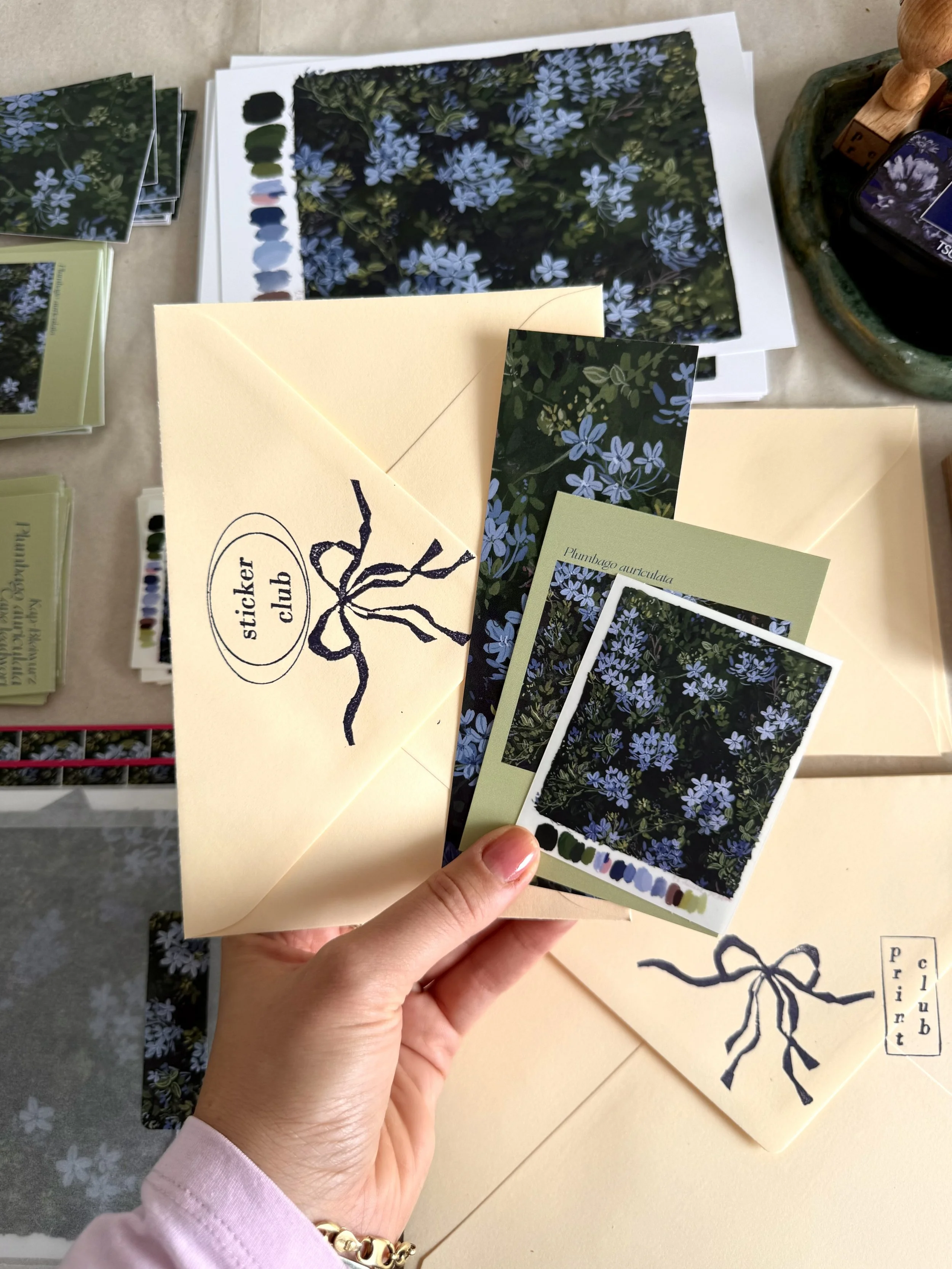 Print Club, monthly mail club, monthly letter subscription, snail mail  