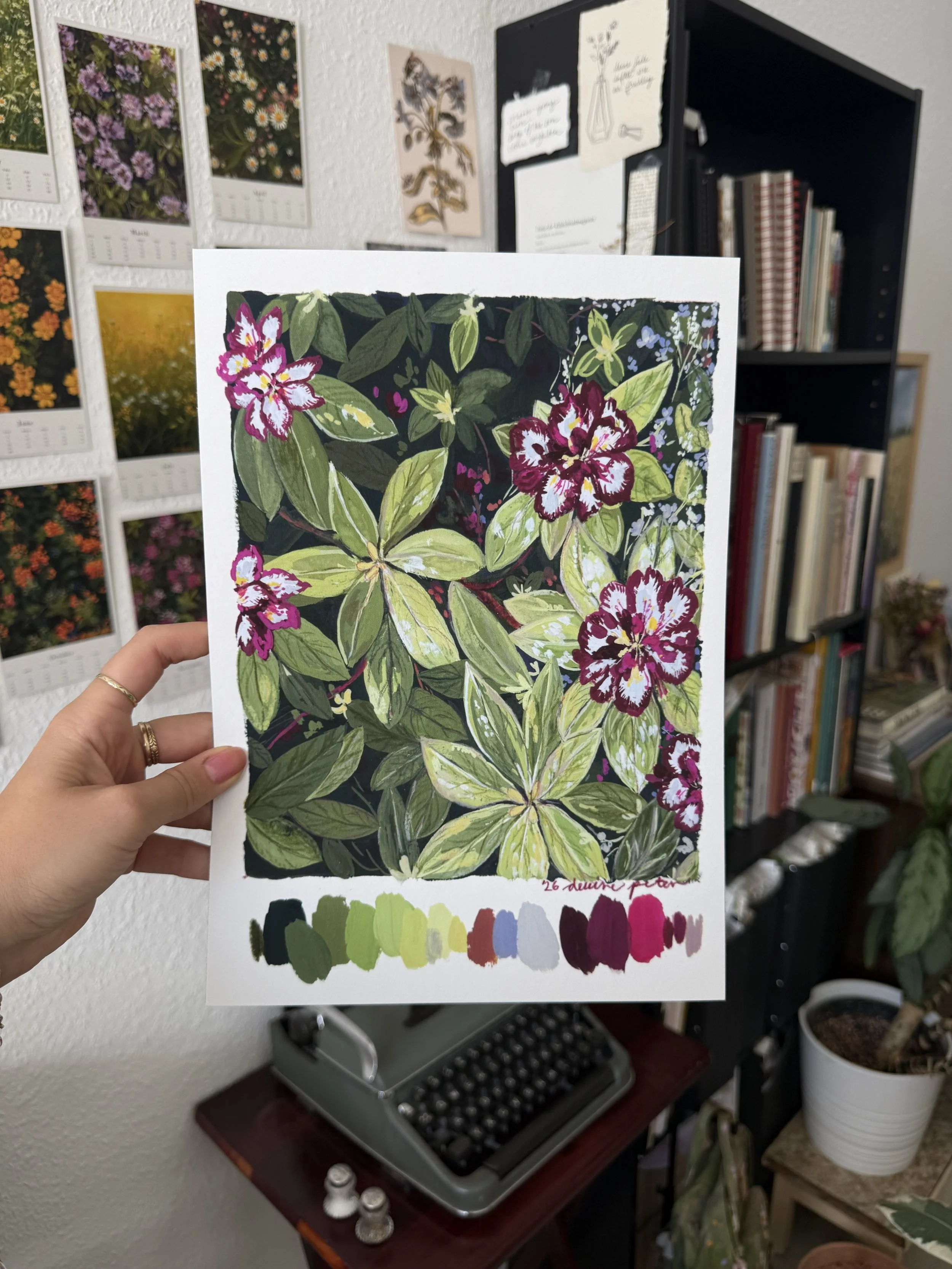 Rhododendron ponticum III print