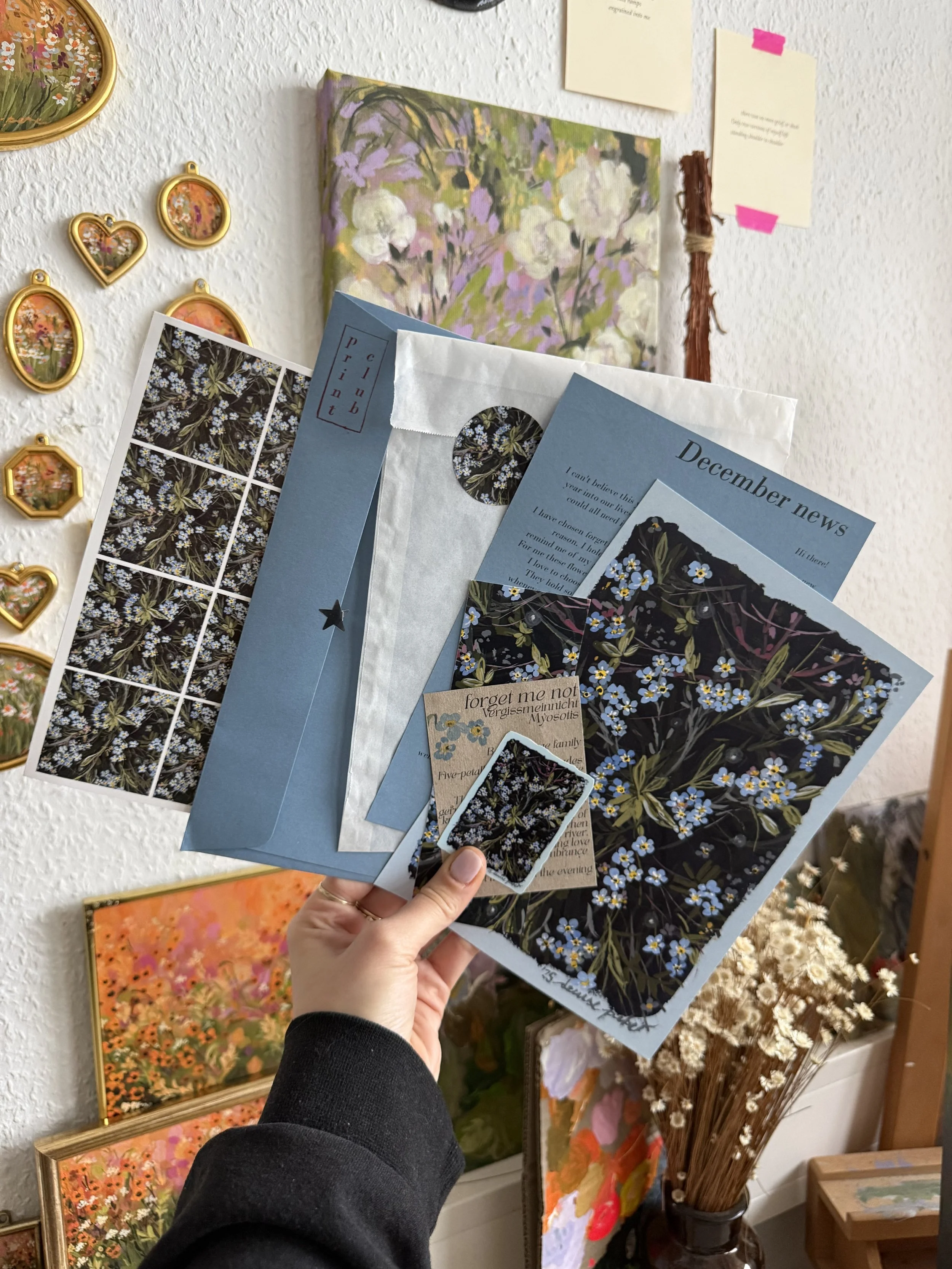 Print Club, monthly mail club, monthly letter subscription, snail mail  