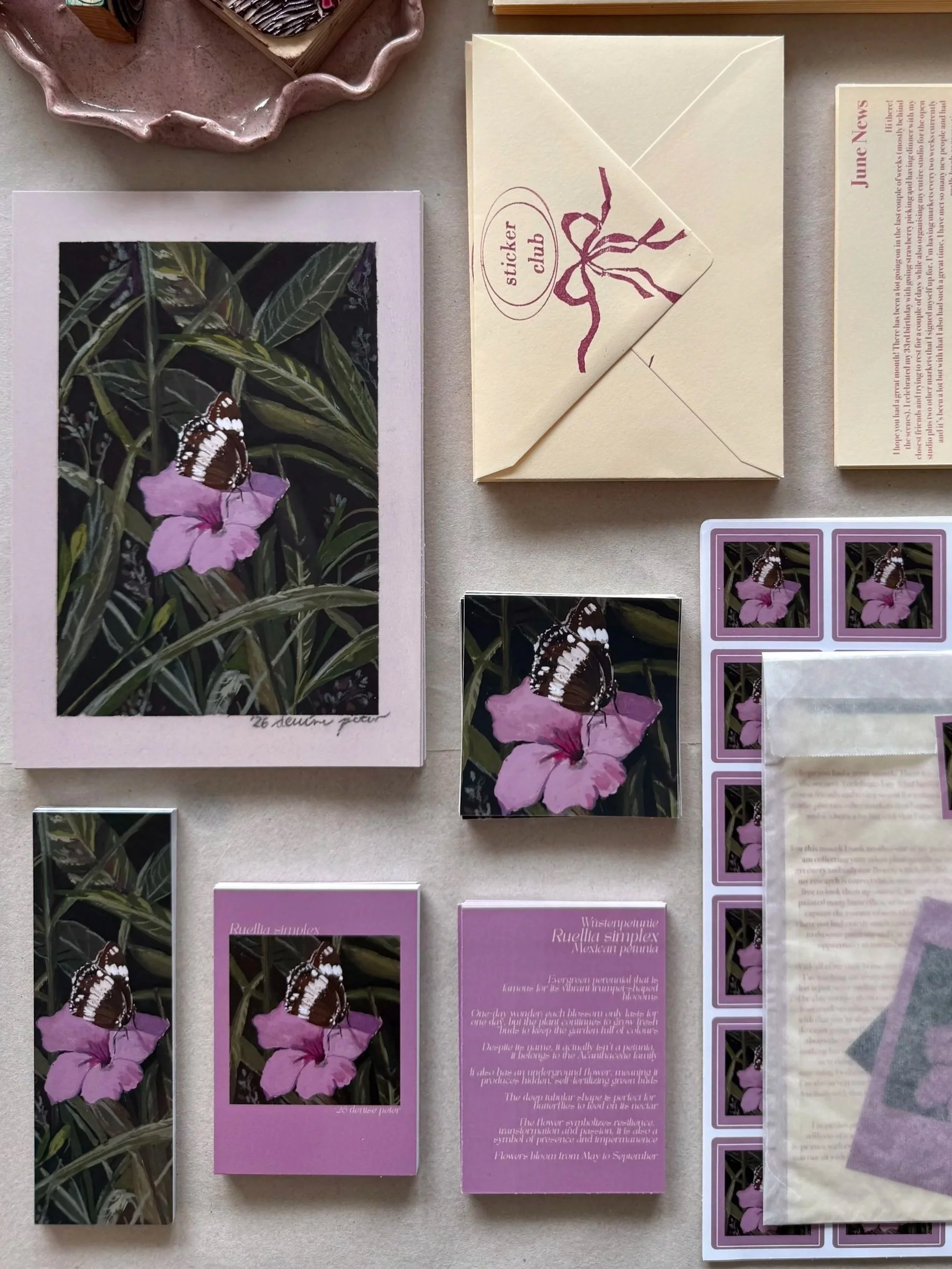 Print Club, monthly mail club, monthly letter subscription, snail mail  