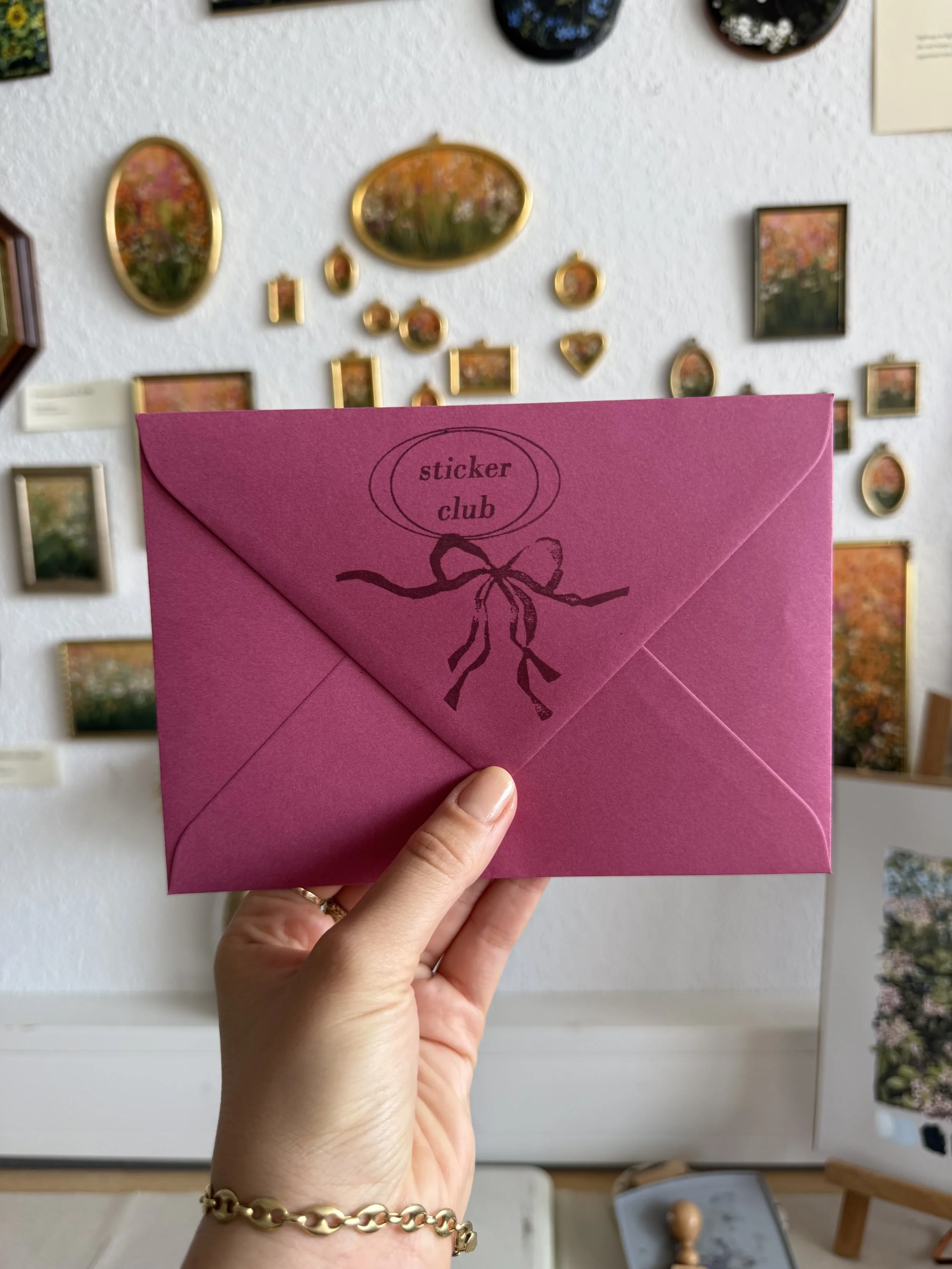 Print Club, monthly mail club, monthly letter subscription, snail mail  