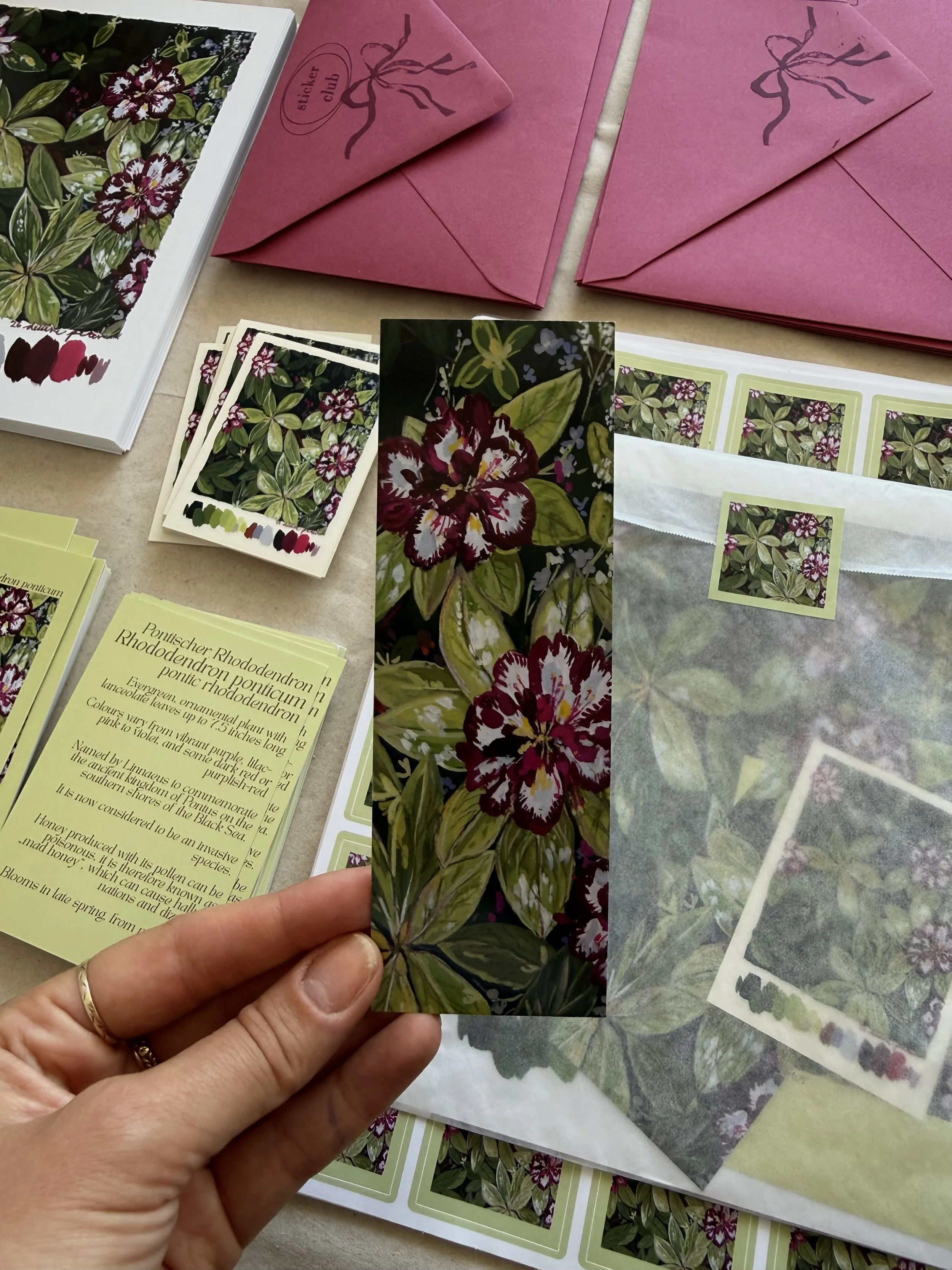 Rhododendron ponticum bookmark