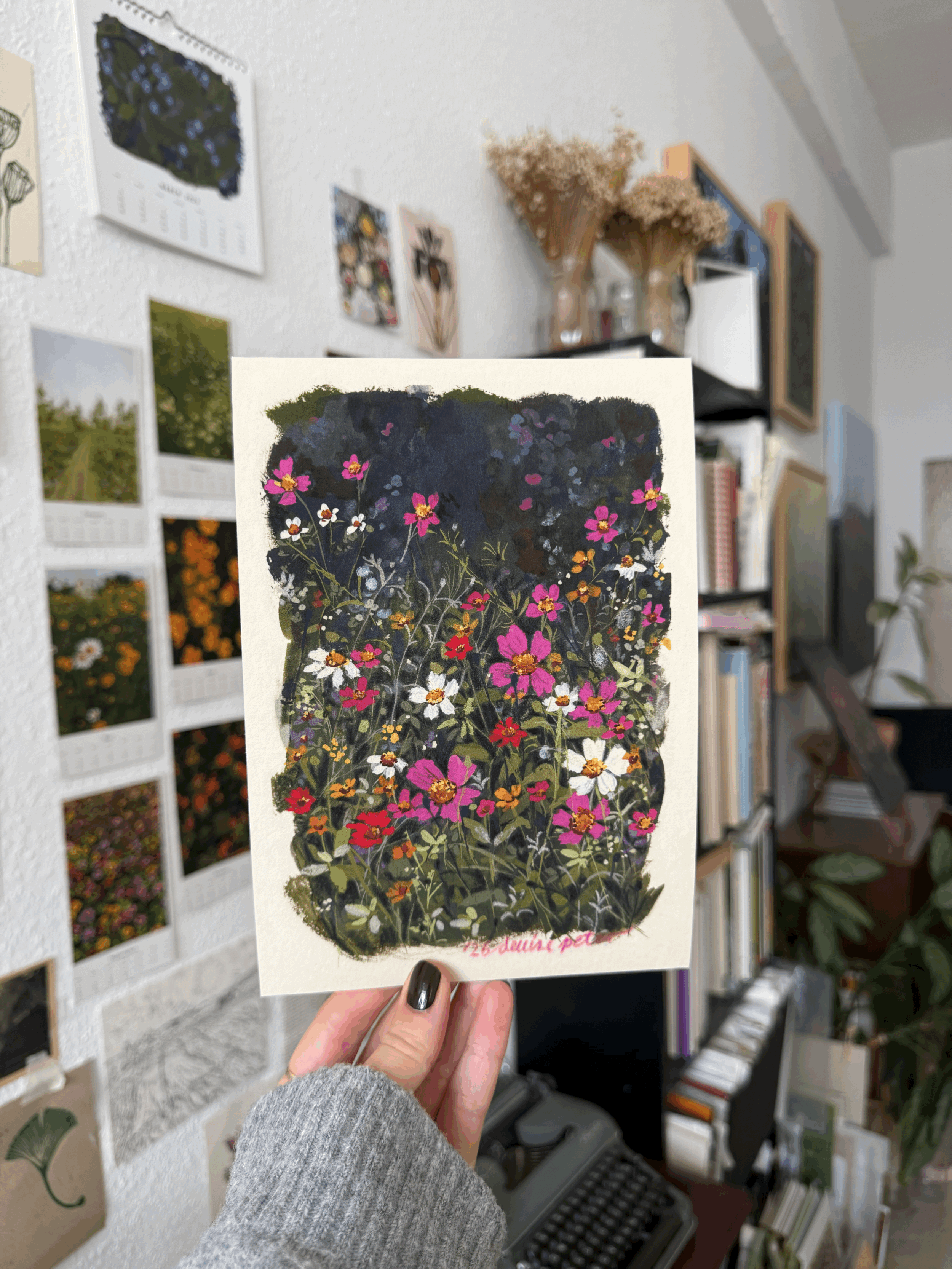 Cosmos bipinnatus IV print