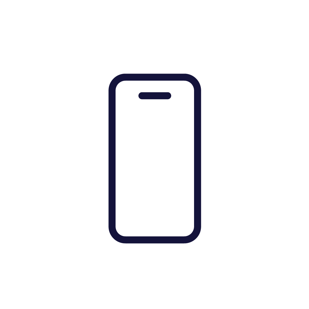 En illustration av en smartphone.