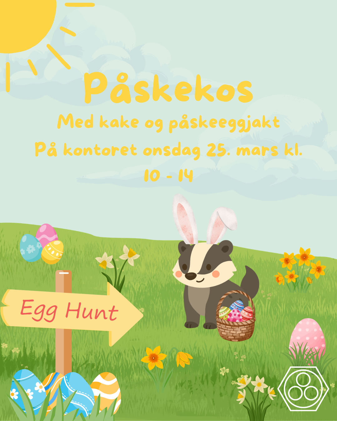 Påskekos m/påskejakt