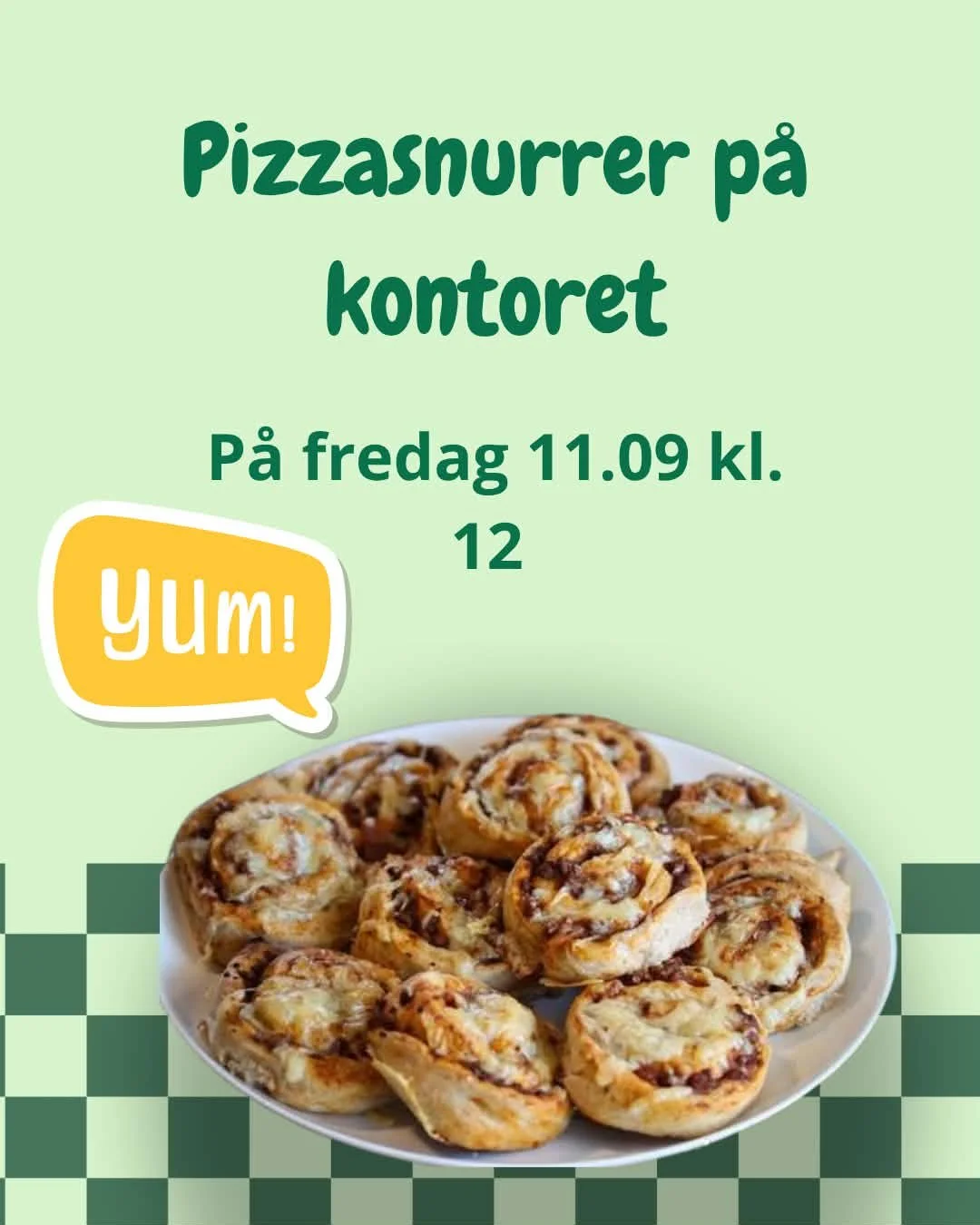 Pizzasnurrer på Kontoret