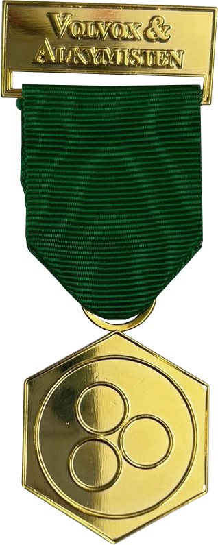 dalje medalje medal volvox og alkymisten medlem gammel medlemsdalje gammel