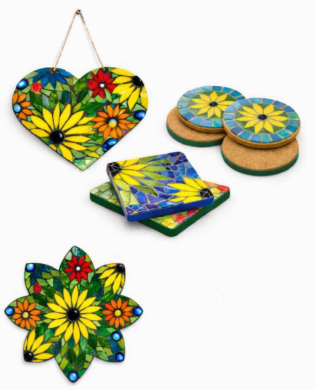 Sunflower Glass & Tile Art Workshop