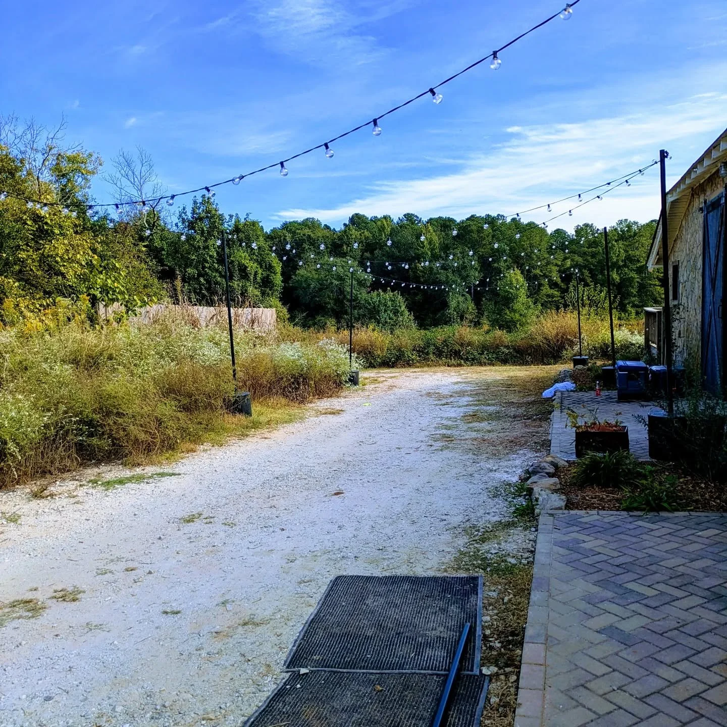 String light walkway