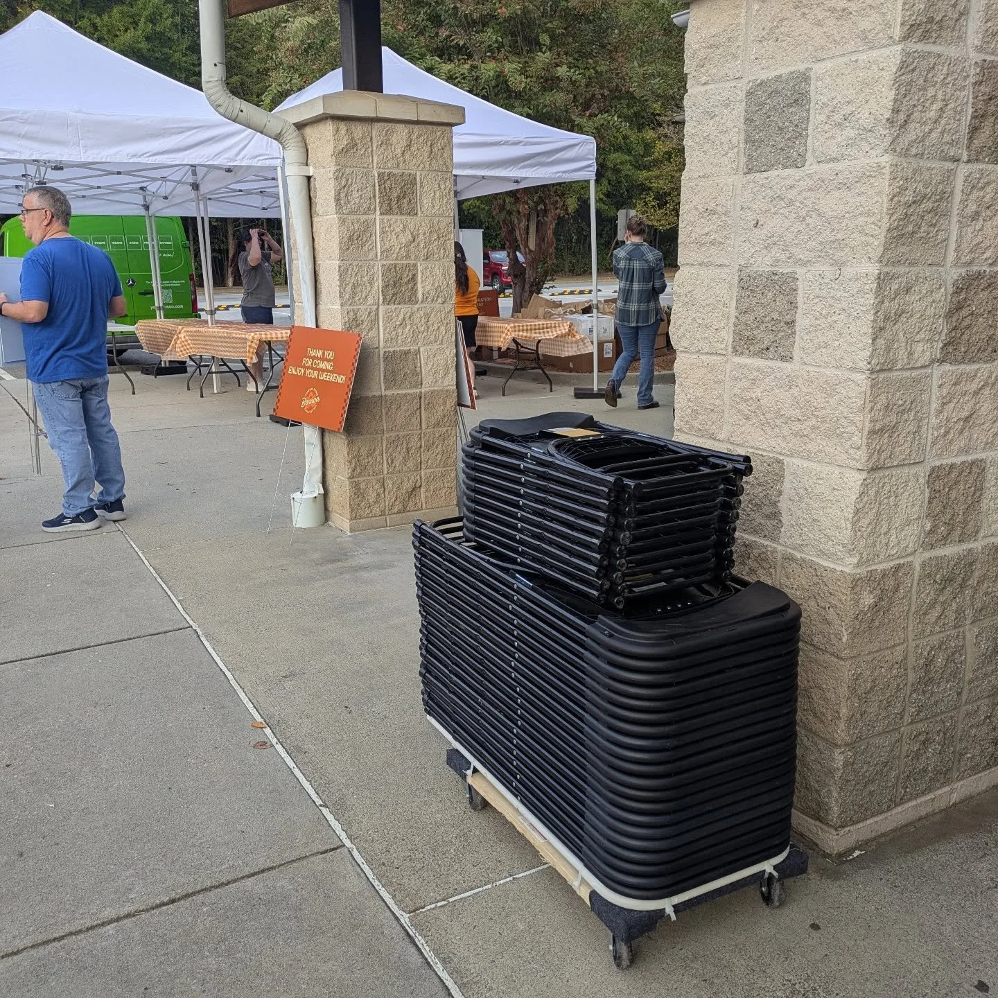 Don't forget the chairs for the kiddos! They need love, and their own space hang