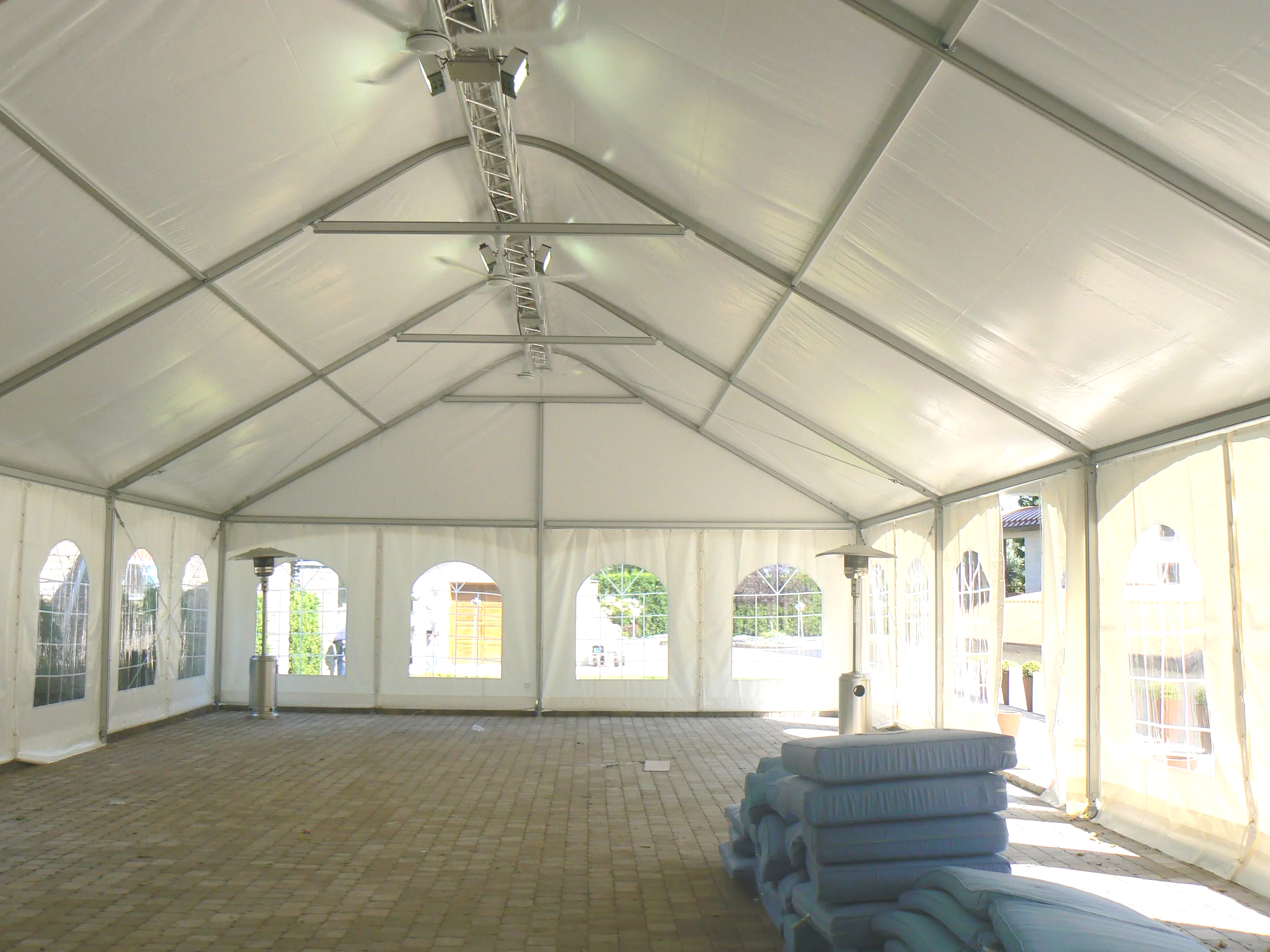 Clean, open interior with plenty of room to gather comfortably