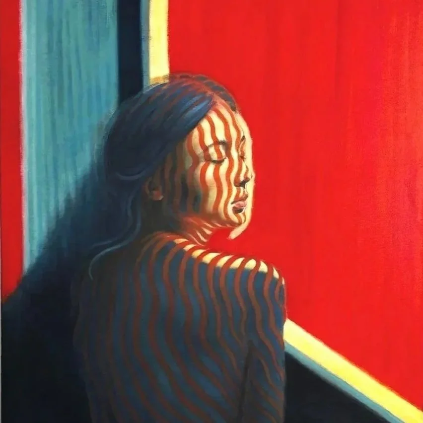 Slow Heat, 100x120cm, oil on canvas. 2026.
- For Sale.