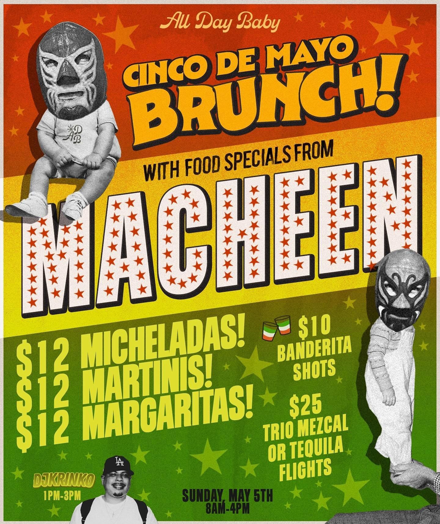 We love Sundays and finally Cinco de Mayo is landing on one &mdash; SO LET&rsquo;S BRUNCH

Just for the day, we welcome the very talented Chef @jonathan_madeforchefs of @_macheen_ , who&rsquo;s gonna add some of his flavor to the ADB cuisine (fried o
