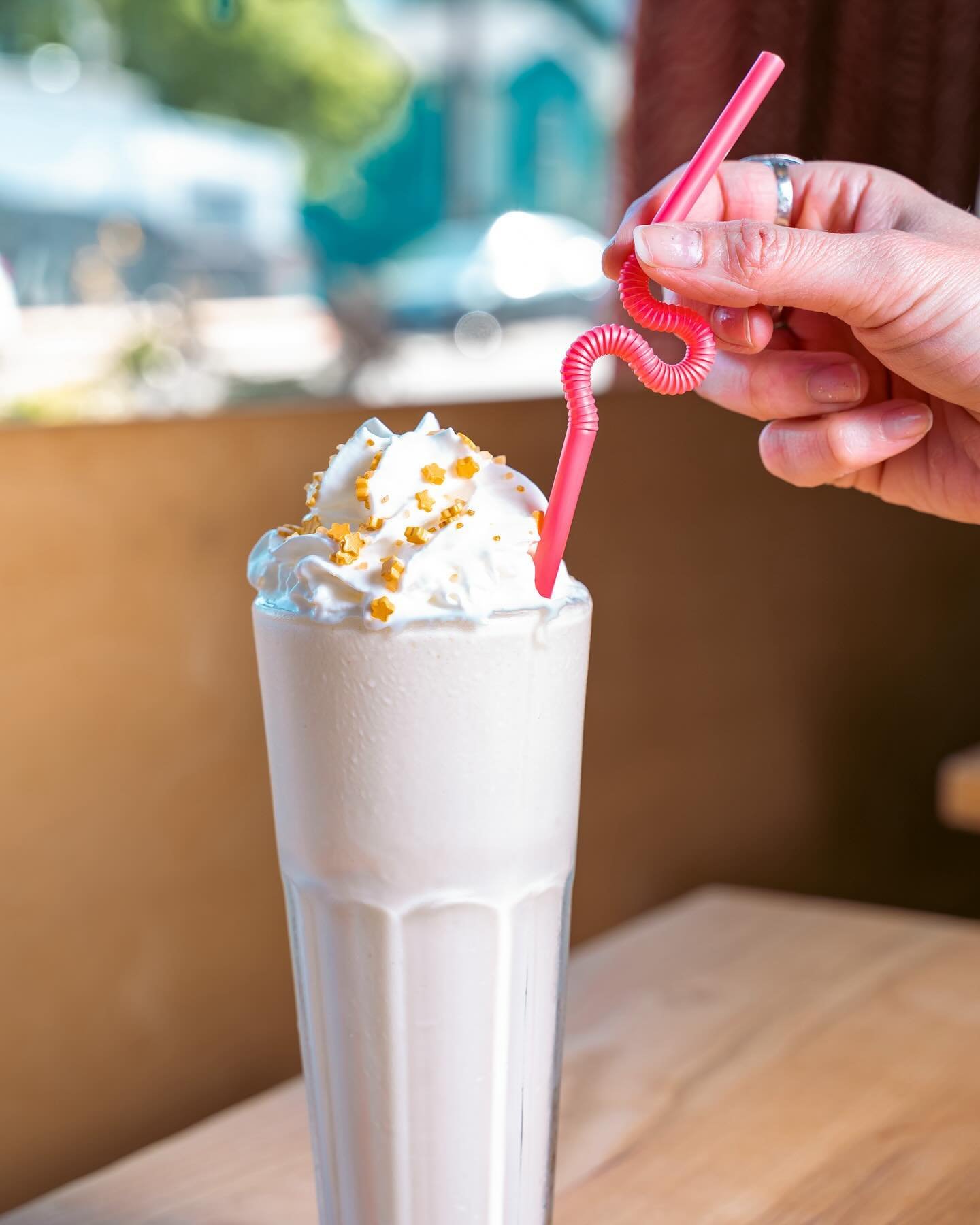 its muse being the porn star martini &mdash; so tell us what&rsquo;s in this good-time boozy Porn Star Milkshake topped with gold star sprinkles ✨⭐️✨⭐️✨⭐️✨

NEW SUNDAY HOURS ⭐️ 8AM to 4PM!