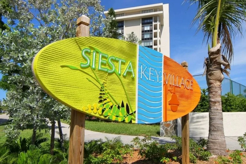 Siesta Key Village Sign