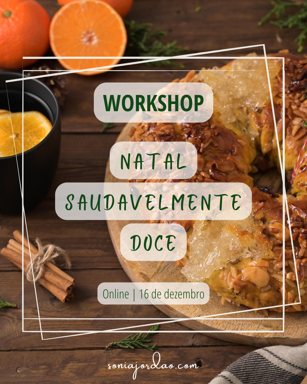 Workshop Natal Saudavelmente Doce