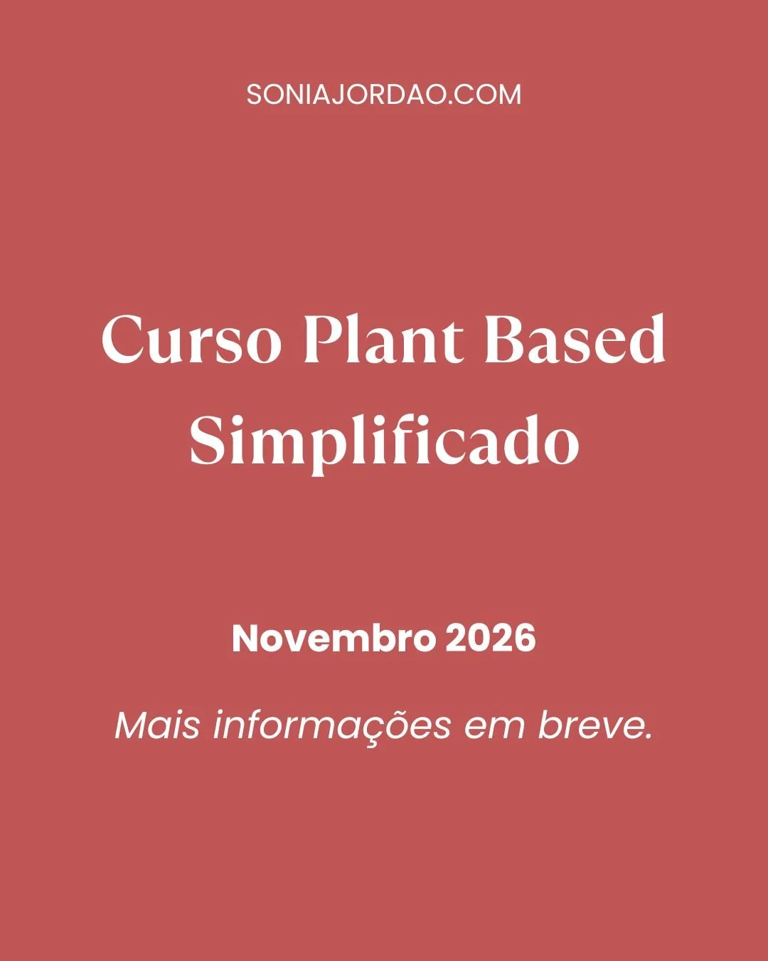 Curso Plant Based Simplificado