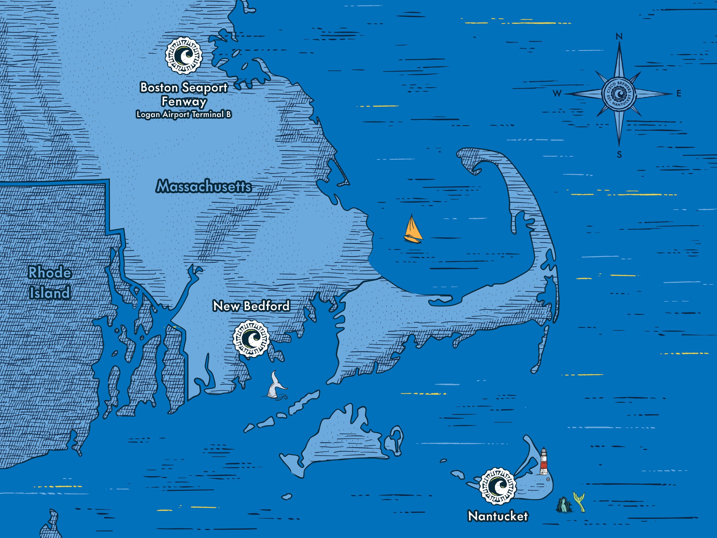 Cisco Brewers Location Map