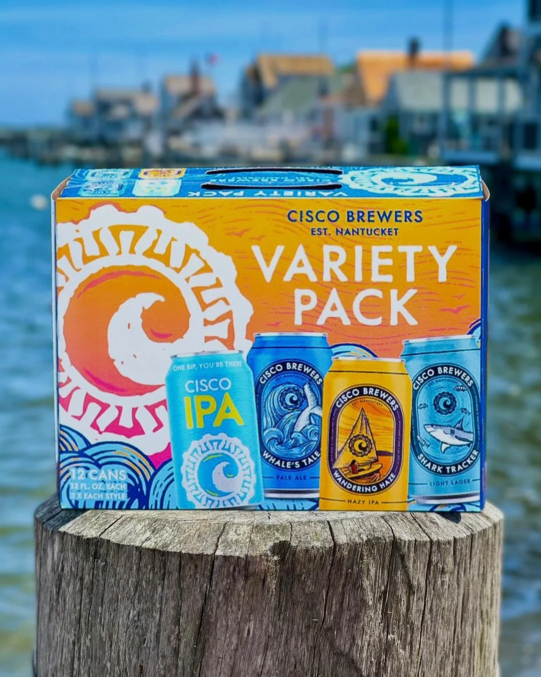 Your favorite variety pack just got even better 👀 Now featuring: Cisco IPA, Whale&rsquo;s Tale, Wandering Haze &amp; Shark Tracker &mdash; four reasons to keep your cooler stocked this weekend 🍻🤙