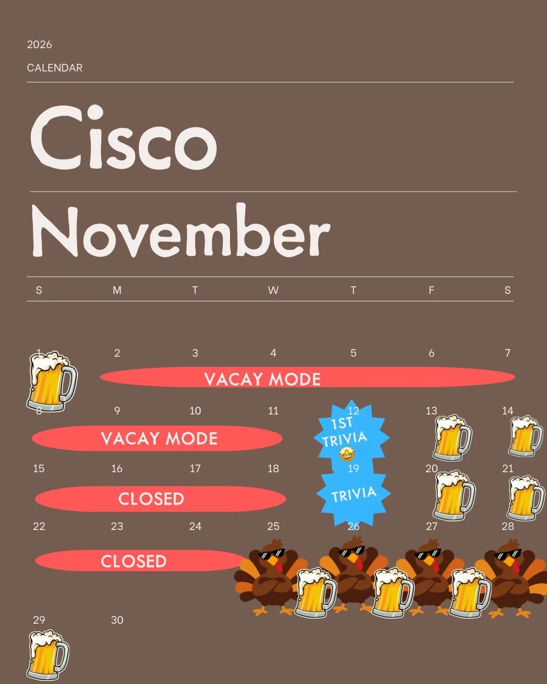 Using this handy Fall chart ...