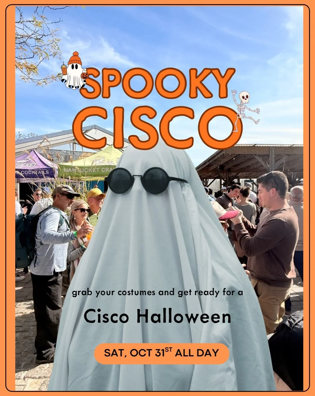 Its the most wonderful time of the yearrrr. Can you imagine? Small town Halloween on an island where history is alive and ghost stories are around every corner! Where everyone knows someone with an old wooden house that has a special "creak&quot