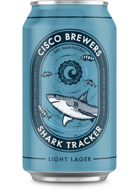 Shark Tracker Light Lager 12oz Can