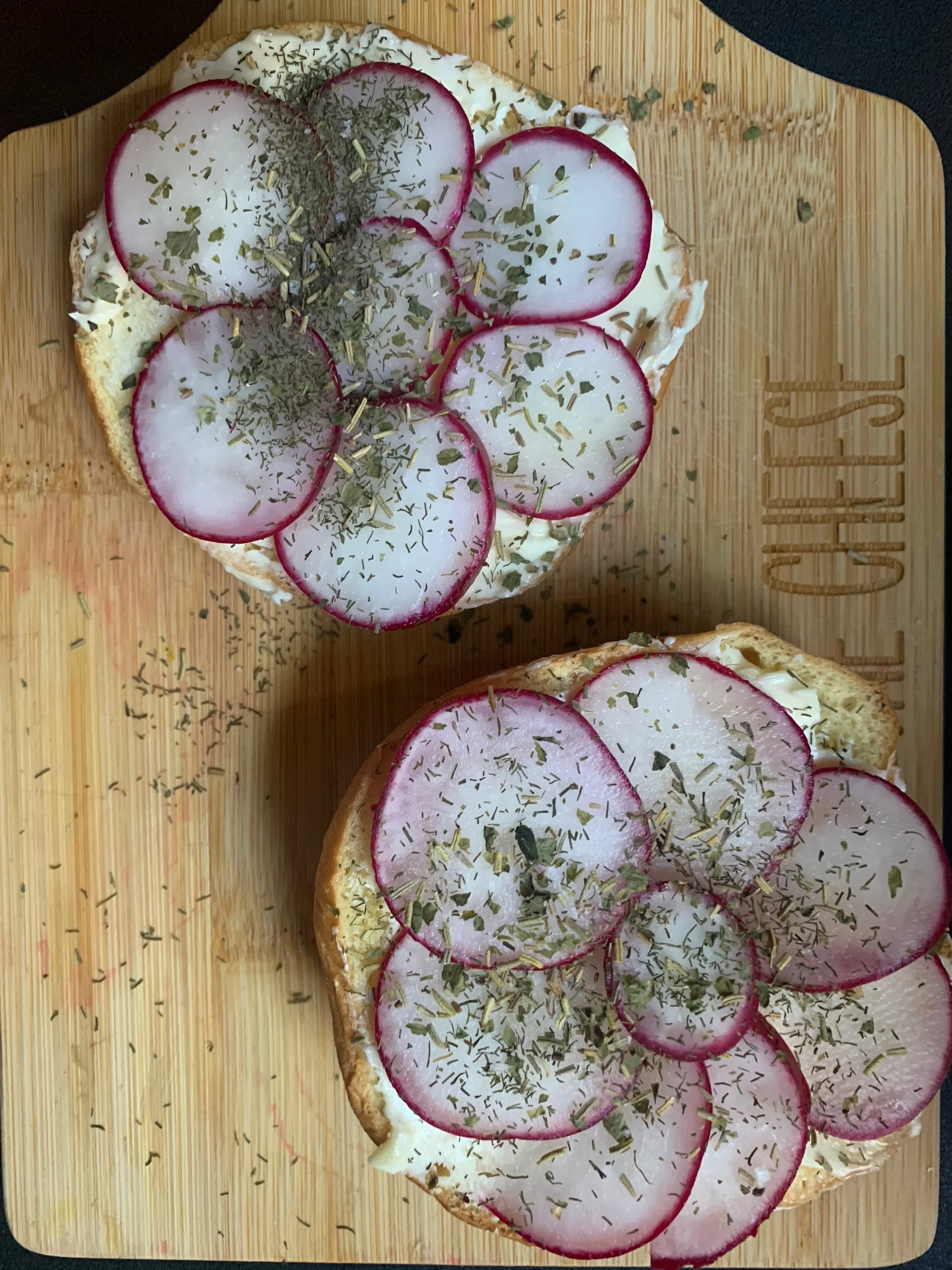Radish, Butter and Salt Toast — Jaime's Kitchen