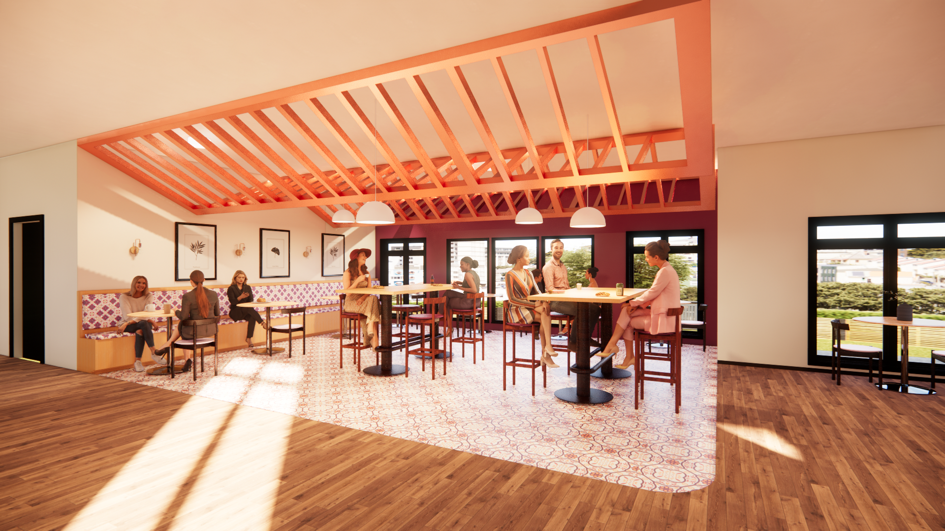 Israeli Café Seating 