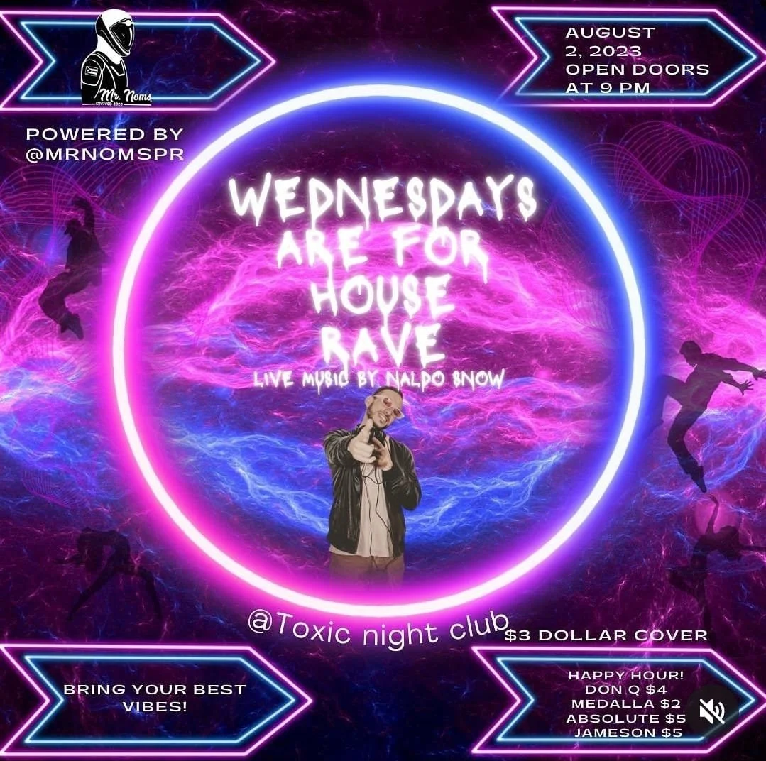 WEDNESDAYS ARE FOR HOUSE RAVE (PR)