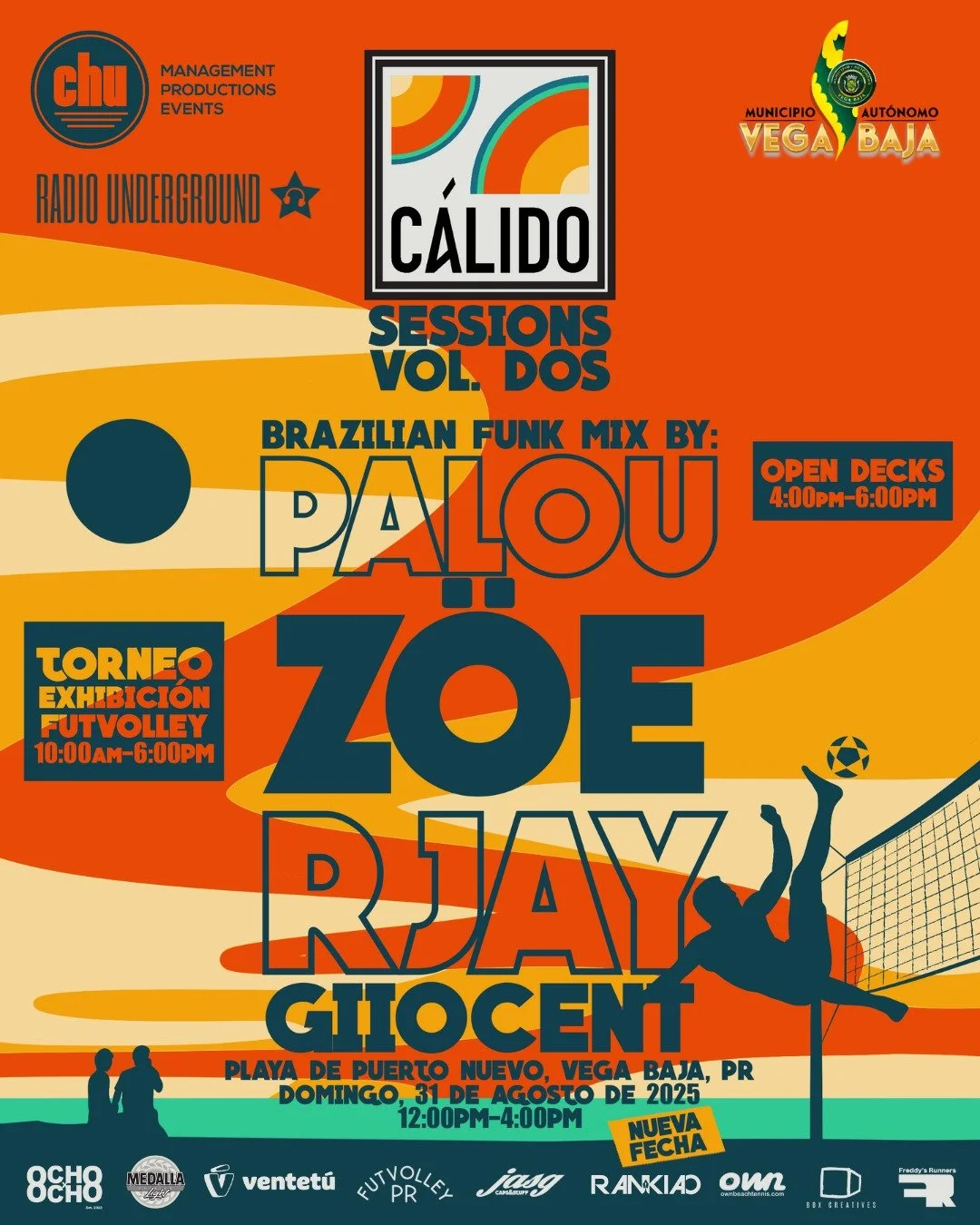 Nueva fecha para este su[er evento en la playa en Vega Baja! Domingo 31 de Agosto 12pm en adelante!