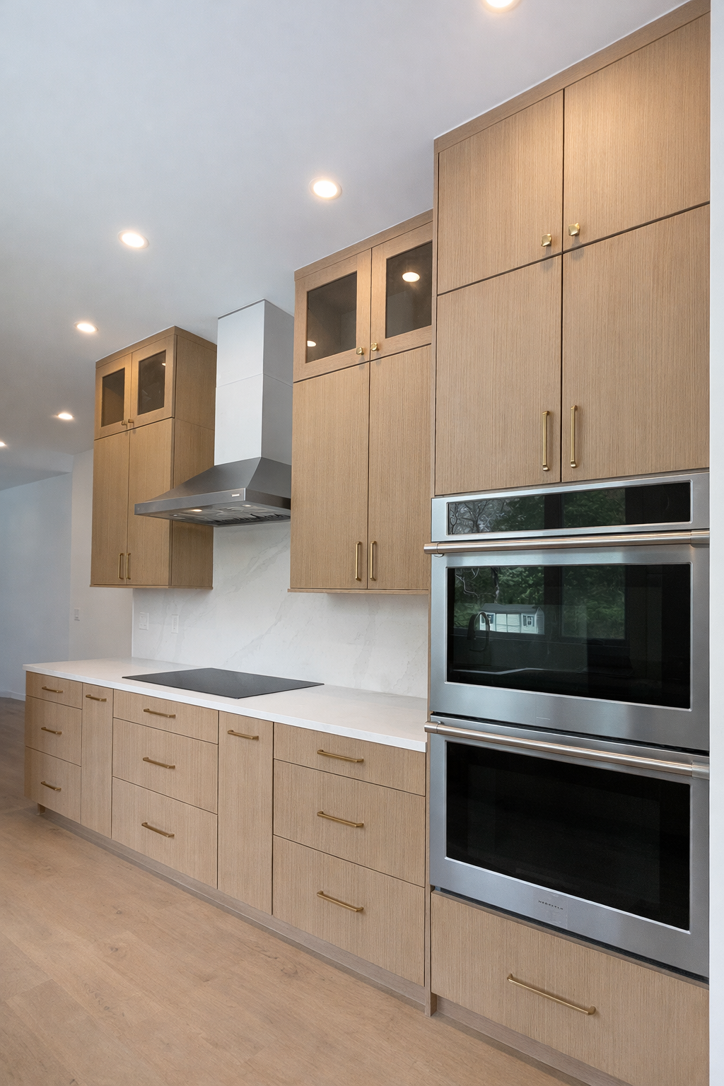 Clayton Rift-Cut White Oak Modern Kitchen