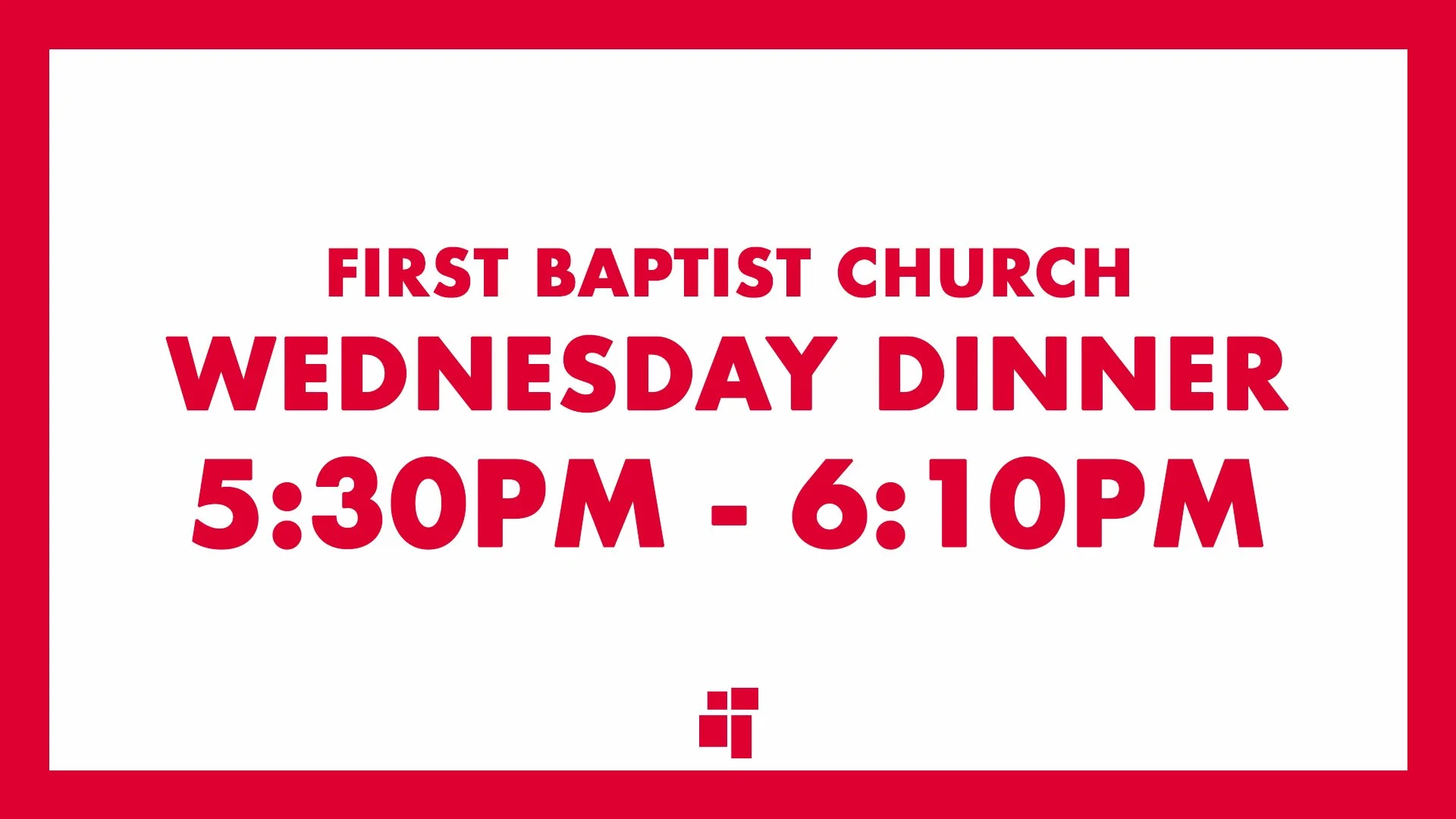 Wednesday Dinner
