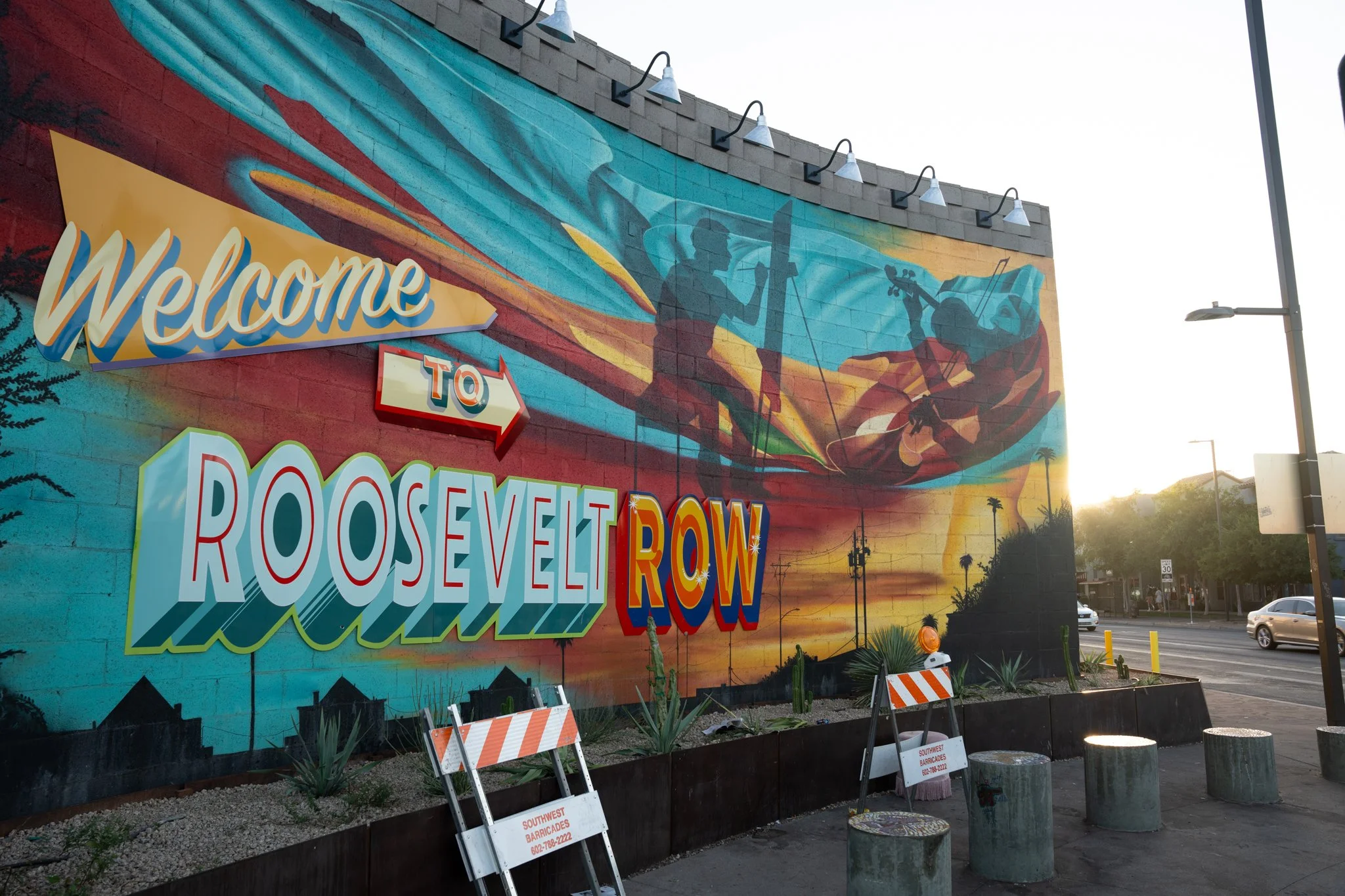 Artists Of The Roosevelt District and 1 1/2 Street Mural Project In Phoenix