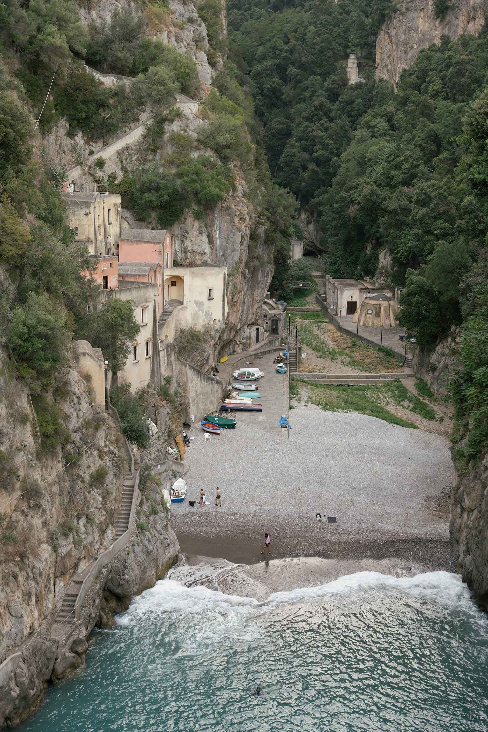 From the bridge above Fiordo di Furore on the Amalfi Coast.