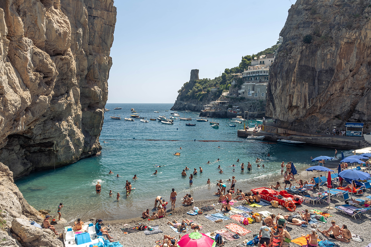 Marina di Praia on the Amalfi Coast.