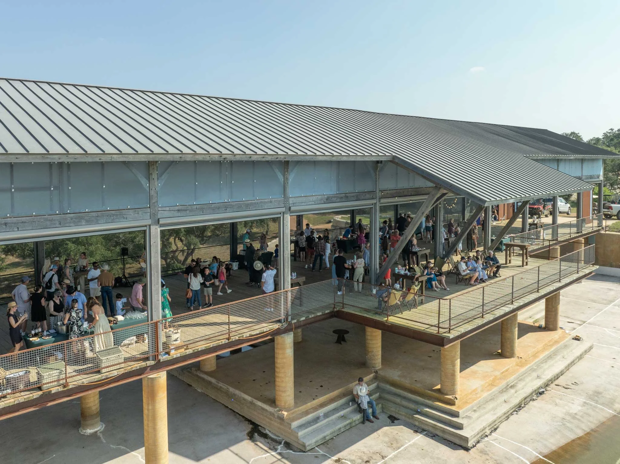 Hog Heaven bridge and event space in Dripping Springs, Texas.