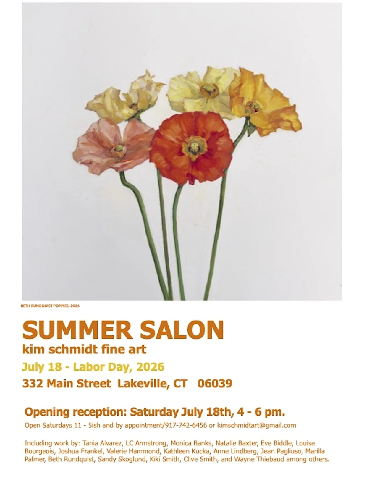 2026 Summer Salon                                    Lakeville, CT
