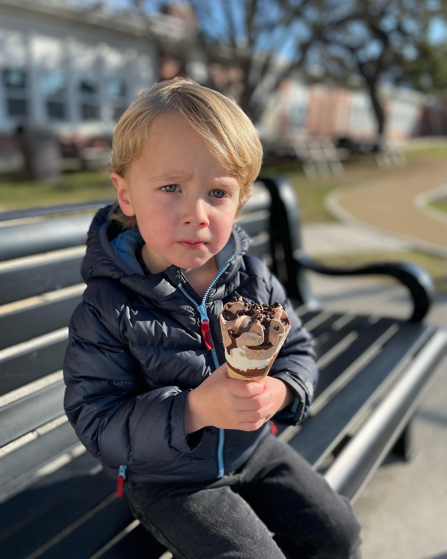 This little guy loved his haircut so much, he told his daddy he wants one everyday🥰🍦✂️ 💈 
&bull;
&bull;
&bull;
#firsthaircut #kidshairstyles #coolkids  #southjerseyhairstylist #stoneharborsalon