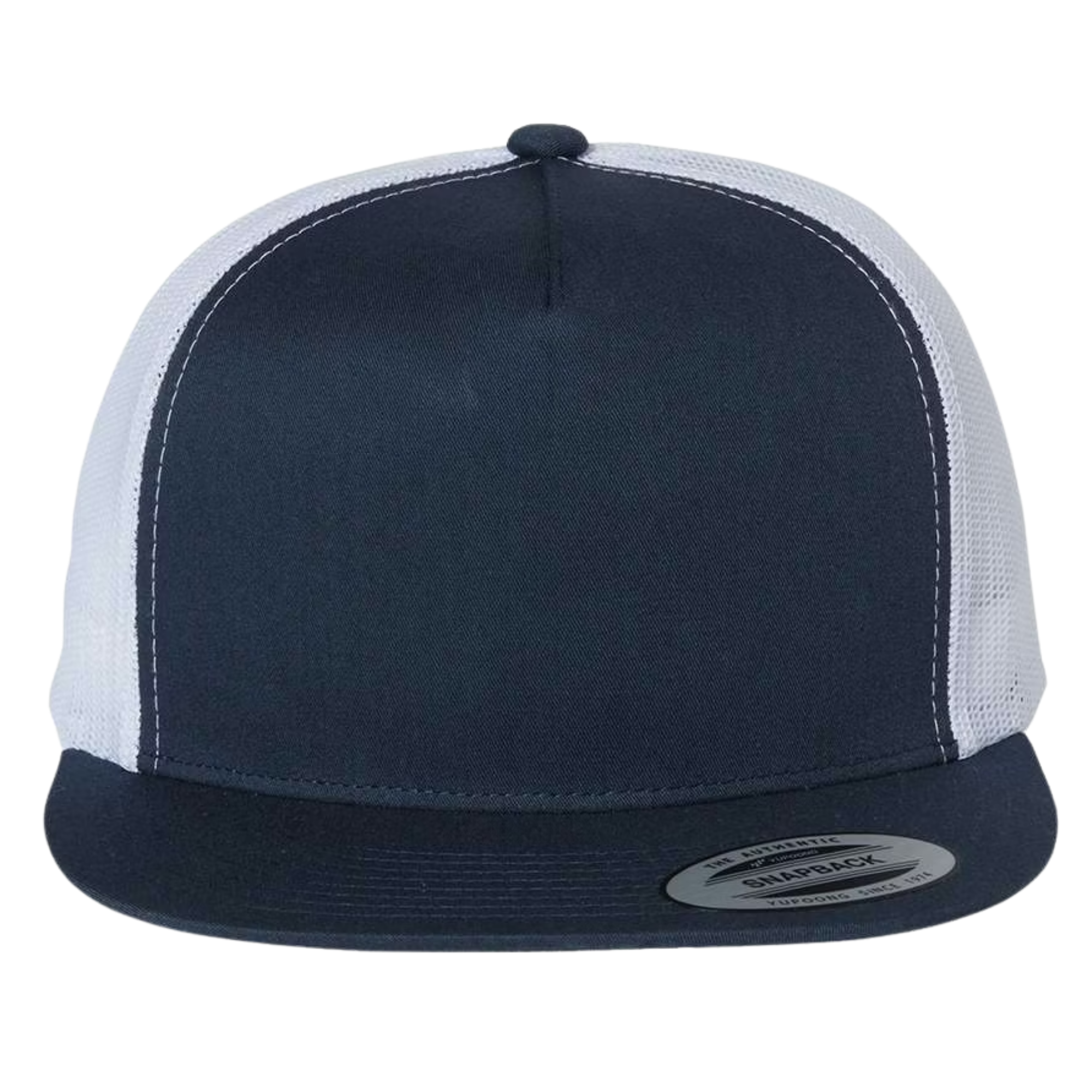 5‑Panel Flat Bill Trucker Cap